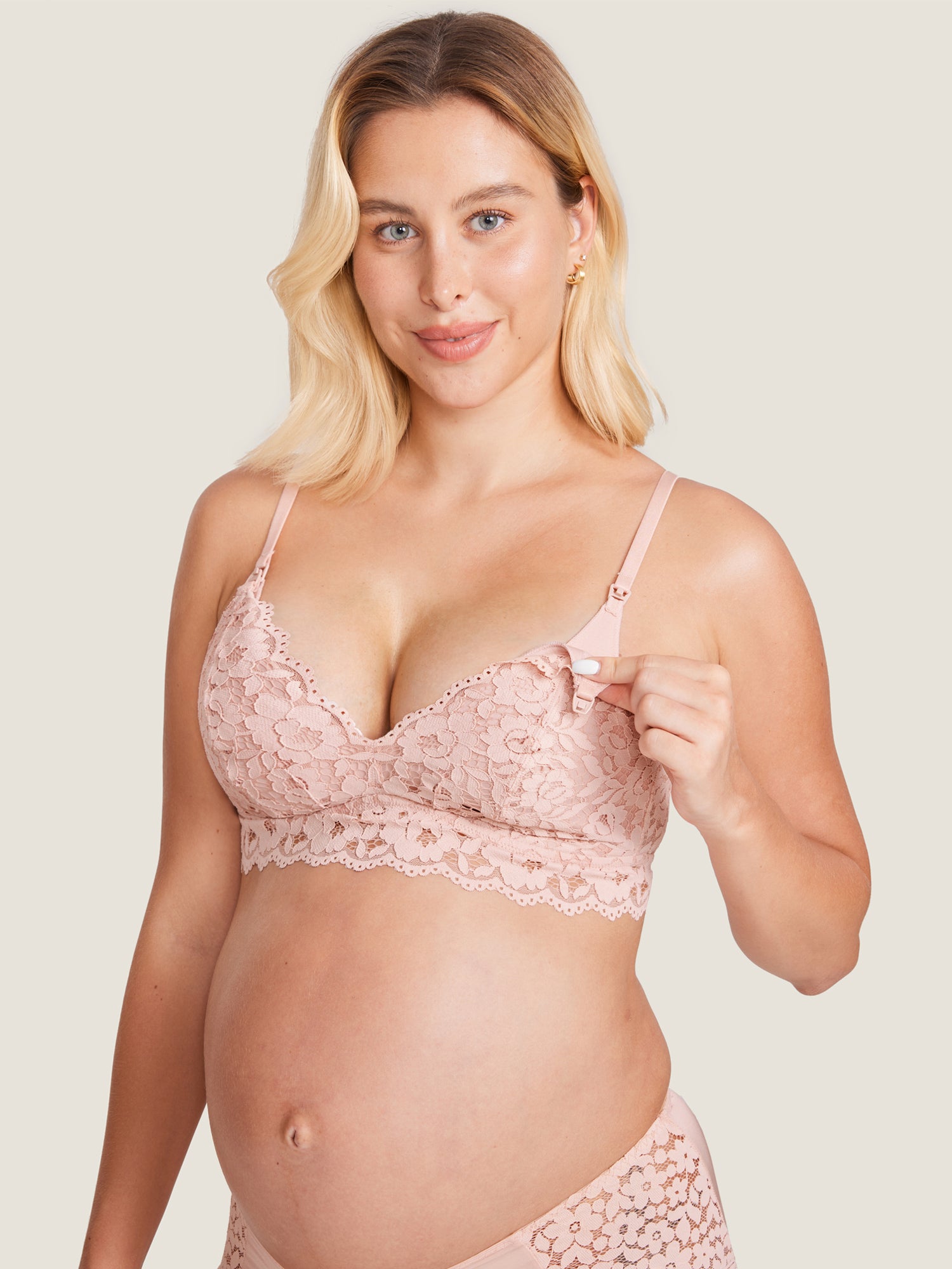 More Support Lace Nursing Bralette