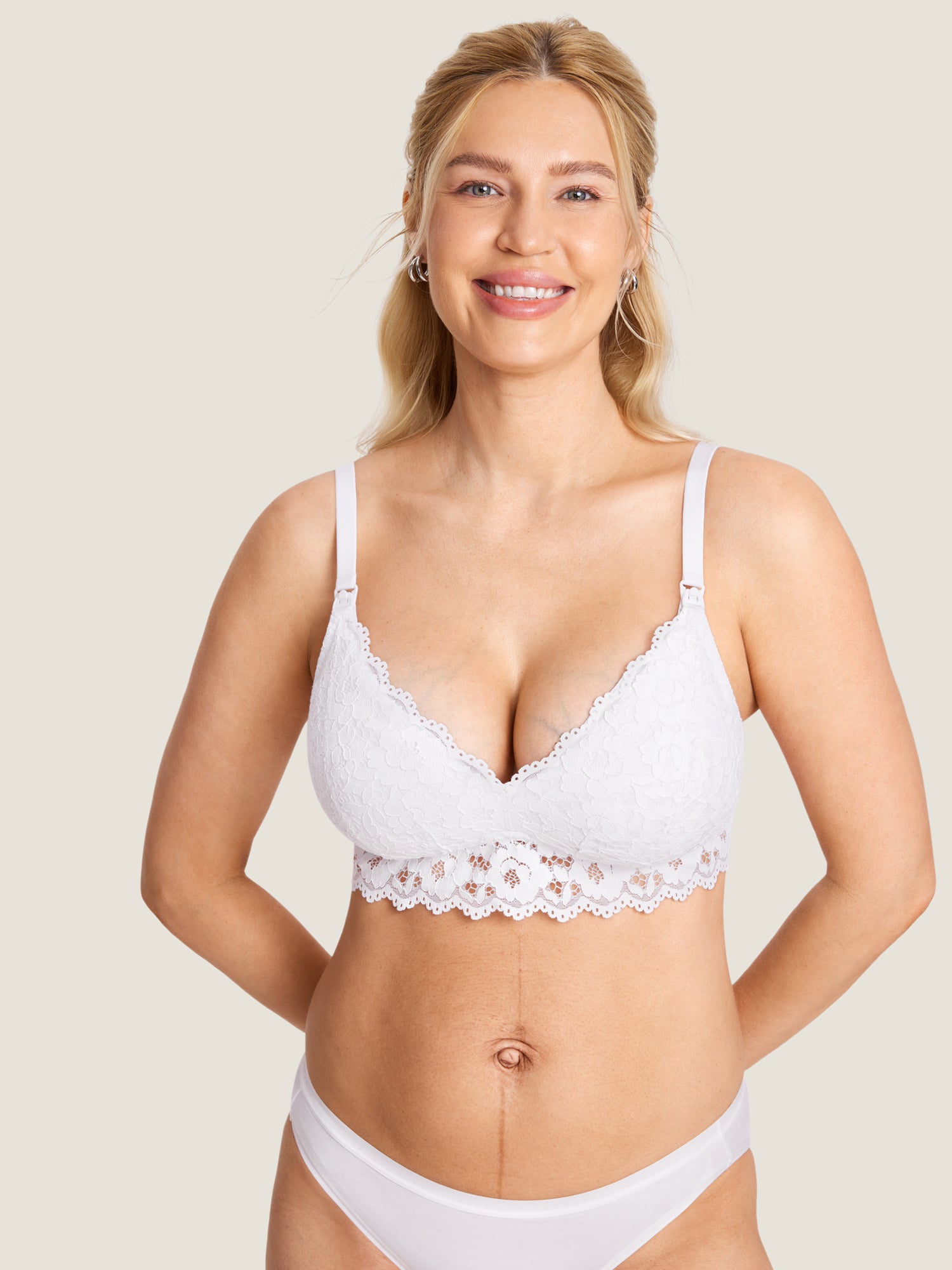 More Support Lace Nursing Bralette