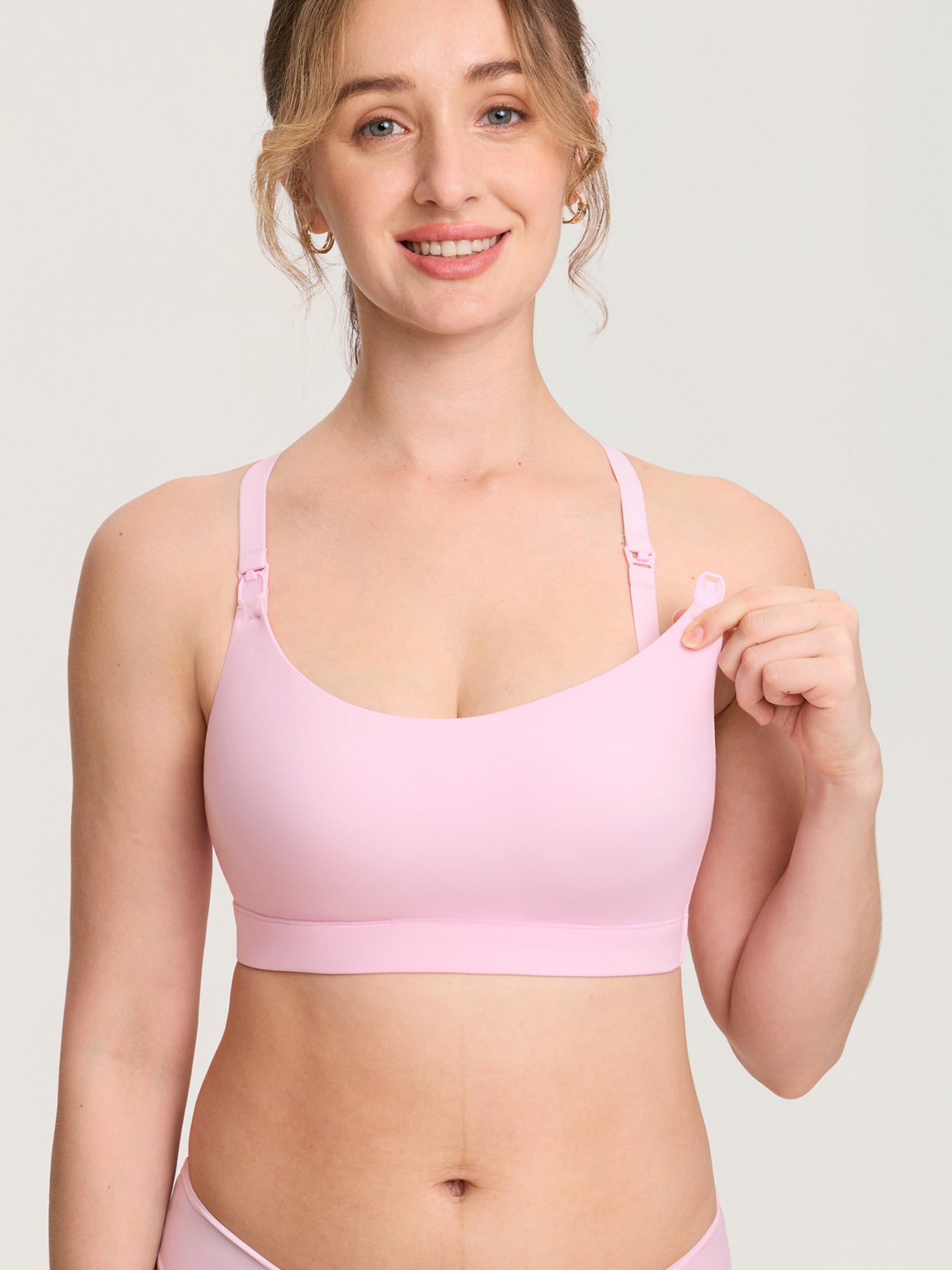 MOMANDA Women's Natrelax® Adjustable Y-back Nursing Bra Moonlight Blue