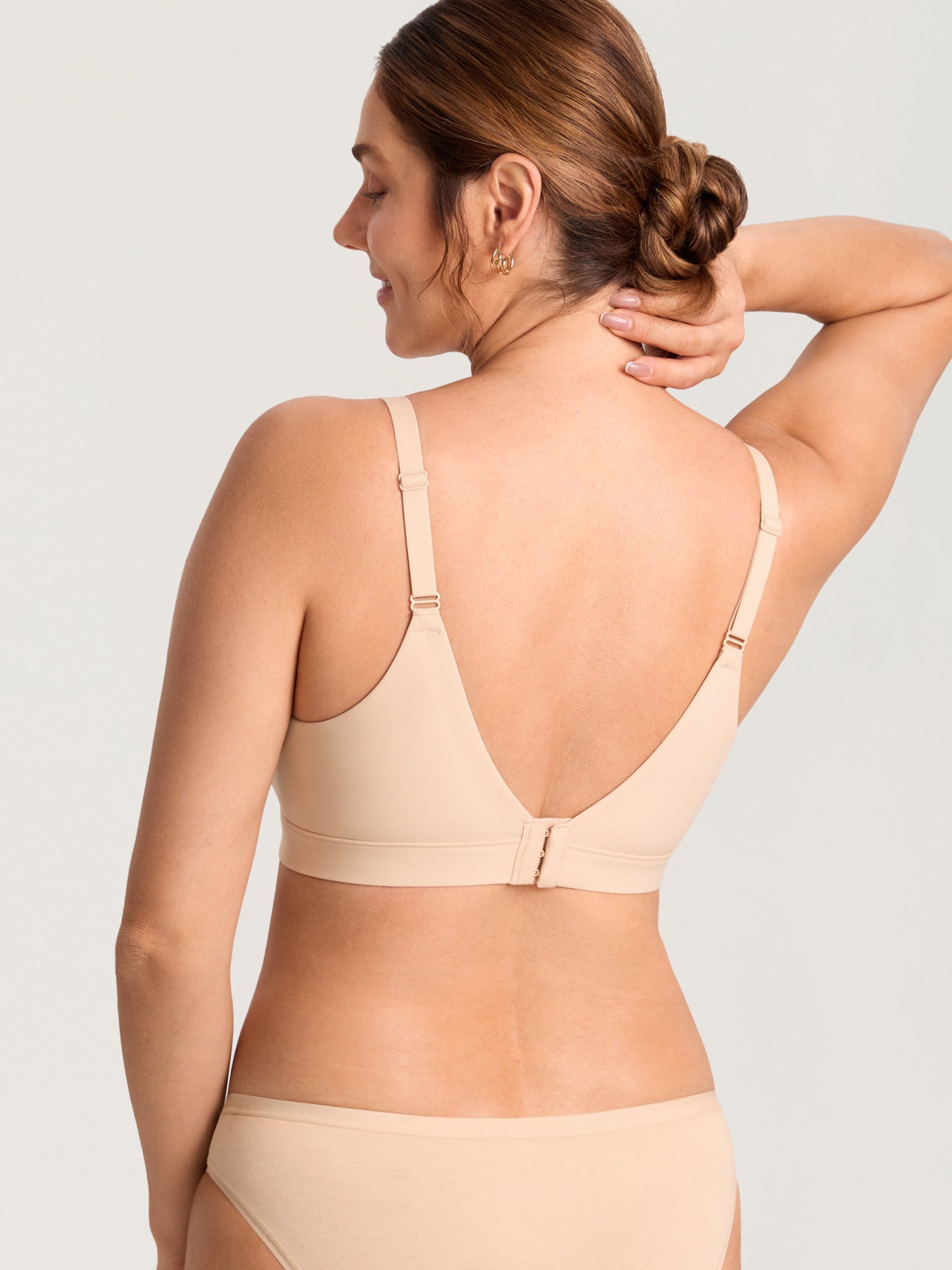 MOMANDA Women's Inbarely® Plus Molded Nursing Bra White
