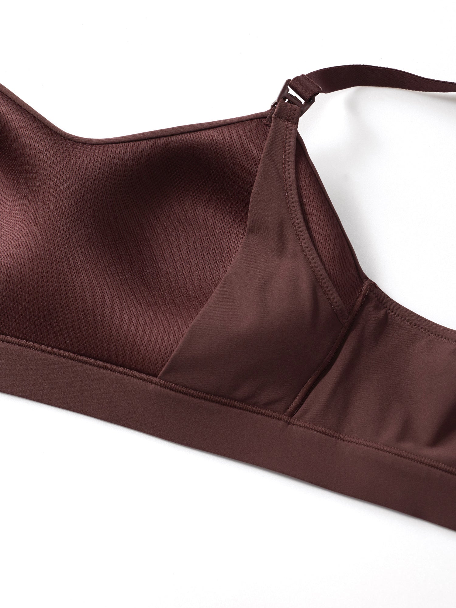 MOMANDA Women's Inbarely® Plus Molded Nursing Bra Hazelnut