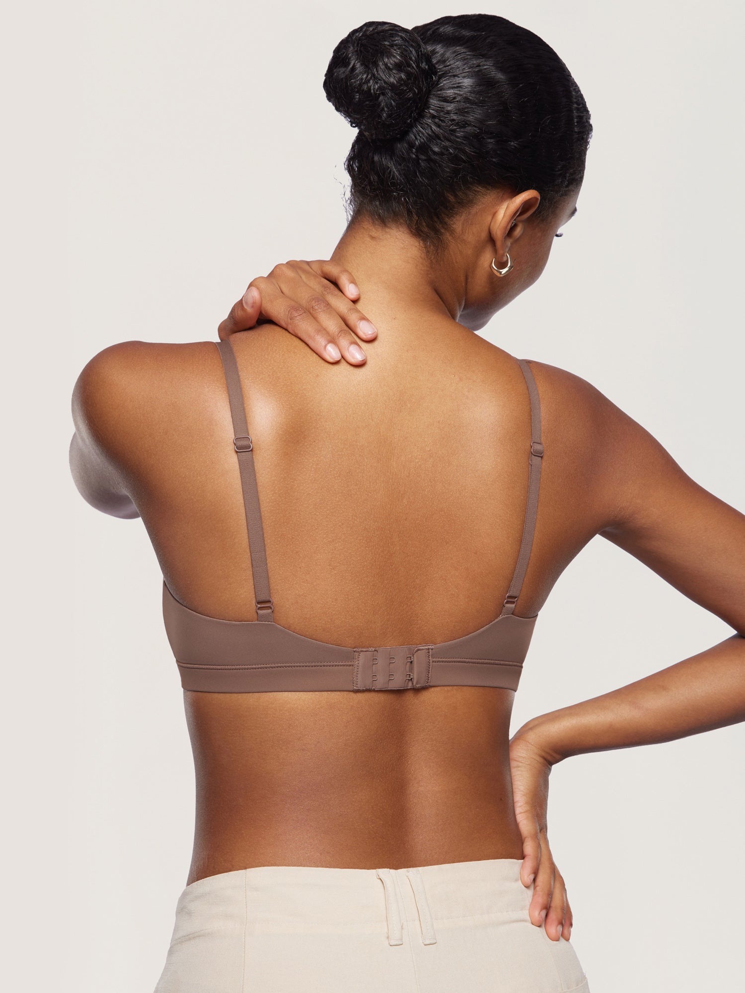 Women's Inbarely® Crossover Everyday Bralette Snow White