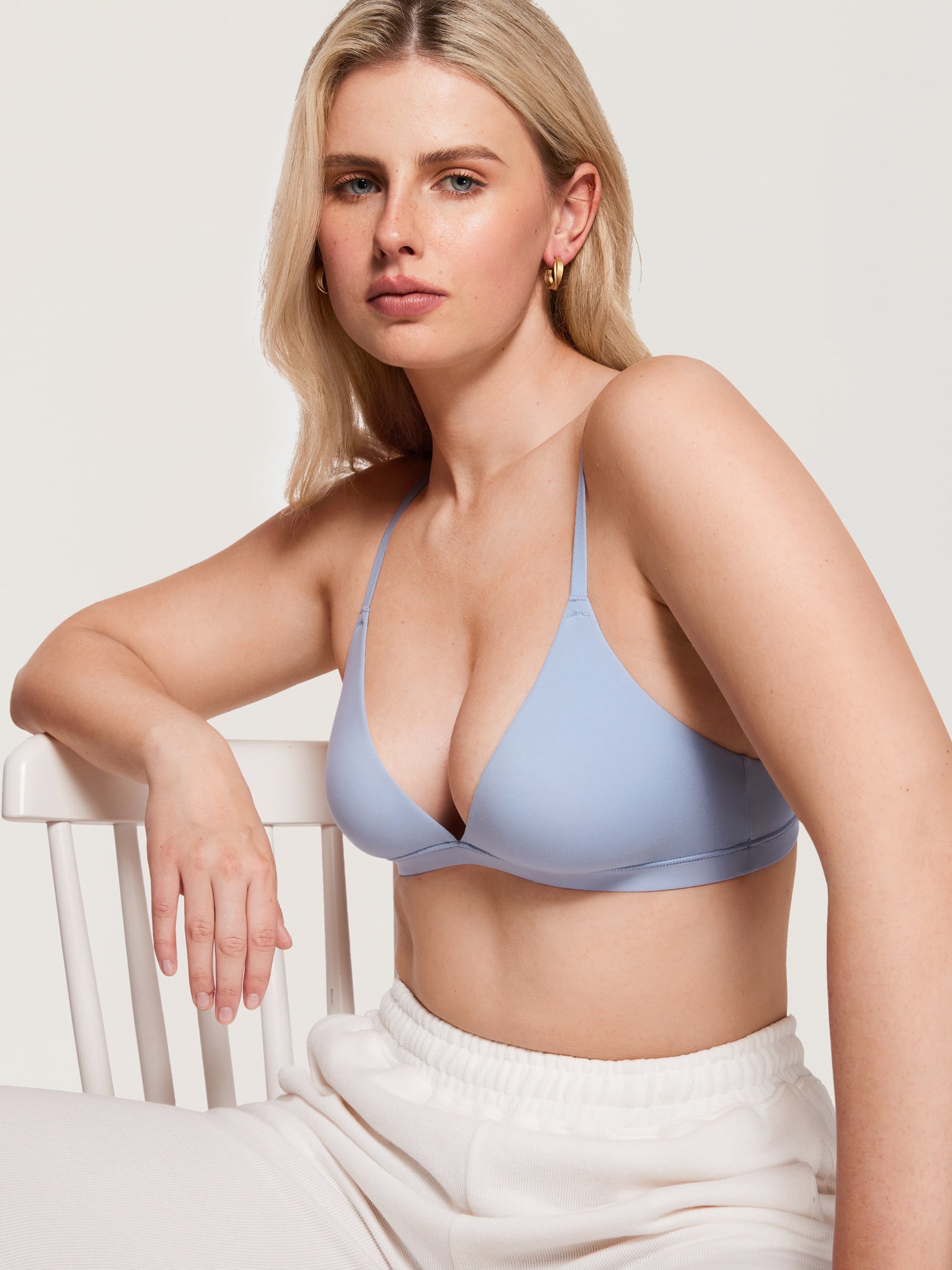 Women's Inbarely® Soft Triangle Bralette Warm Beige