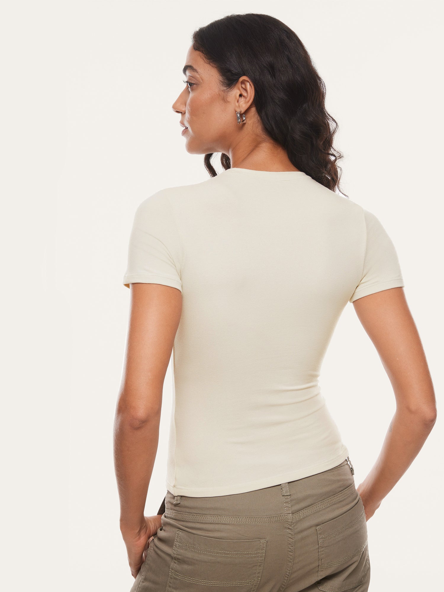 Cotton Basic Casual Crew Neck Tees
