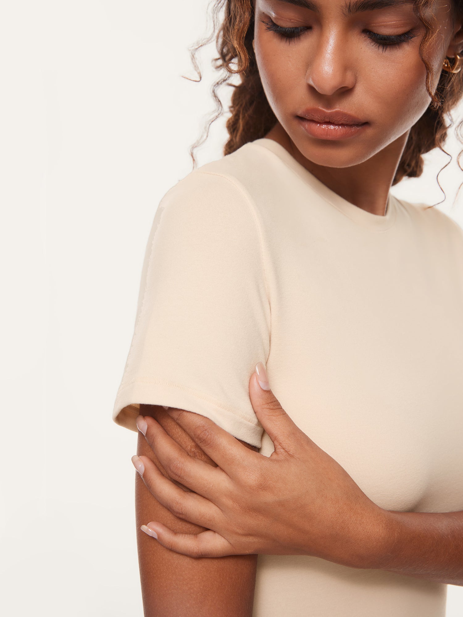 Cotton Basic Casual Crew Neck Tees