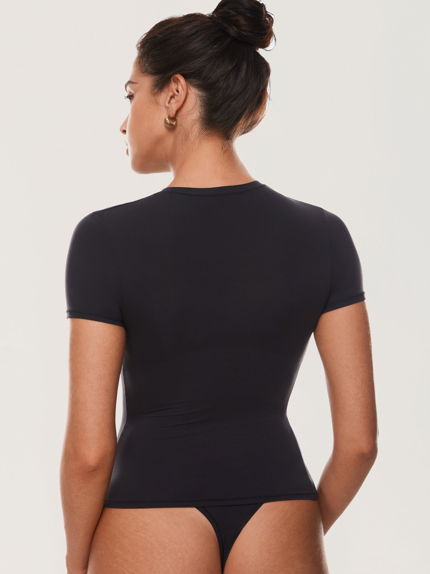 Women's Inbarely® Soft Basic Short Sleeve Tees Hazelnut
