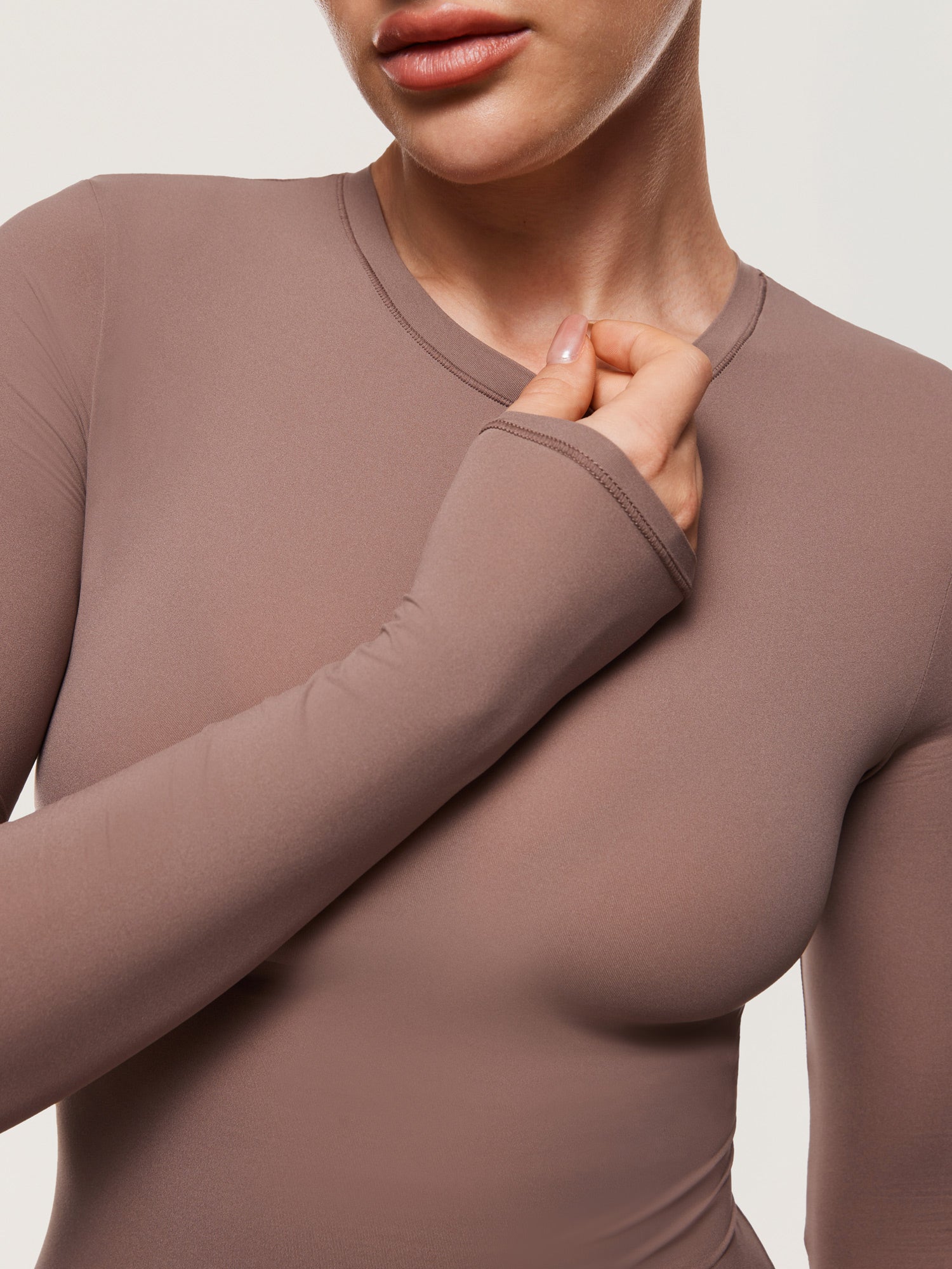 Women's Inbarely® Soft Basic Long Sleeve Tees Black