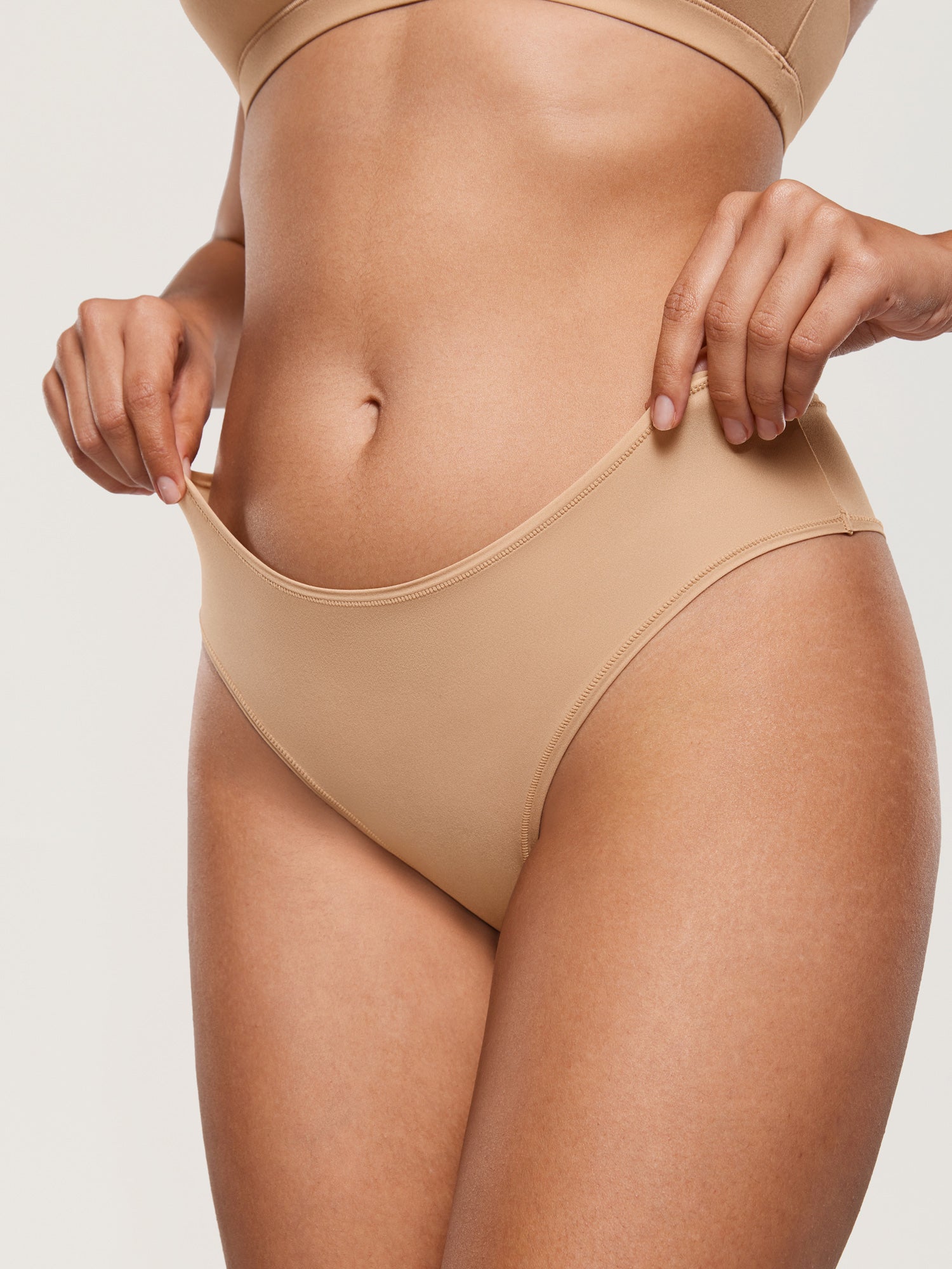 Women's Inbarely® Soft High Cut Cheeky Briefs 3 Pack Black 3pack