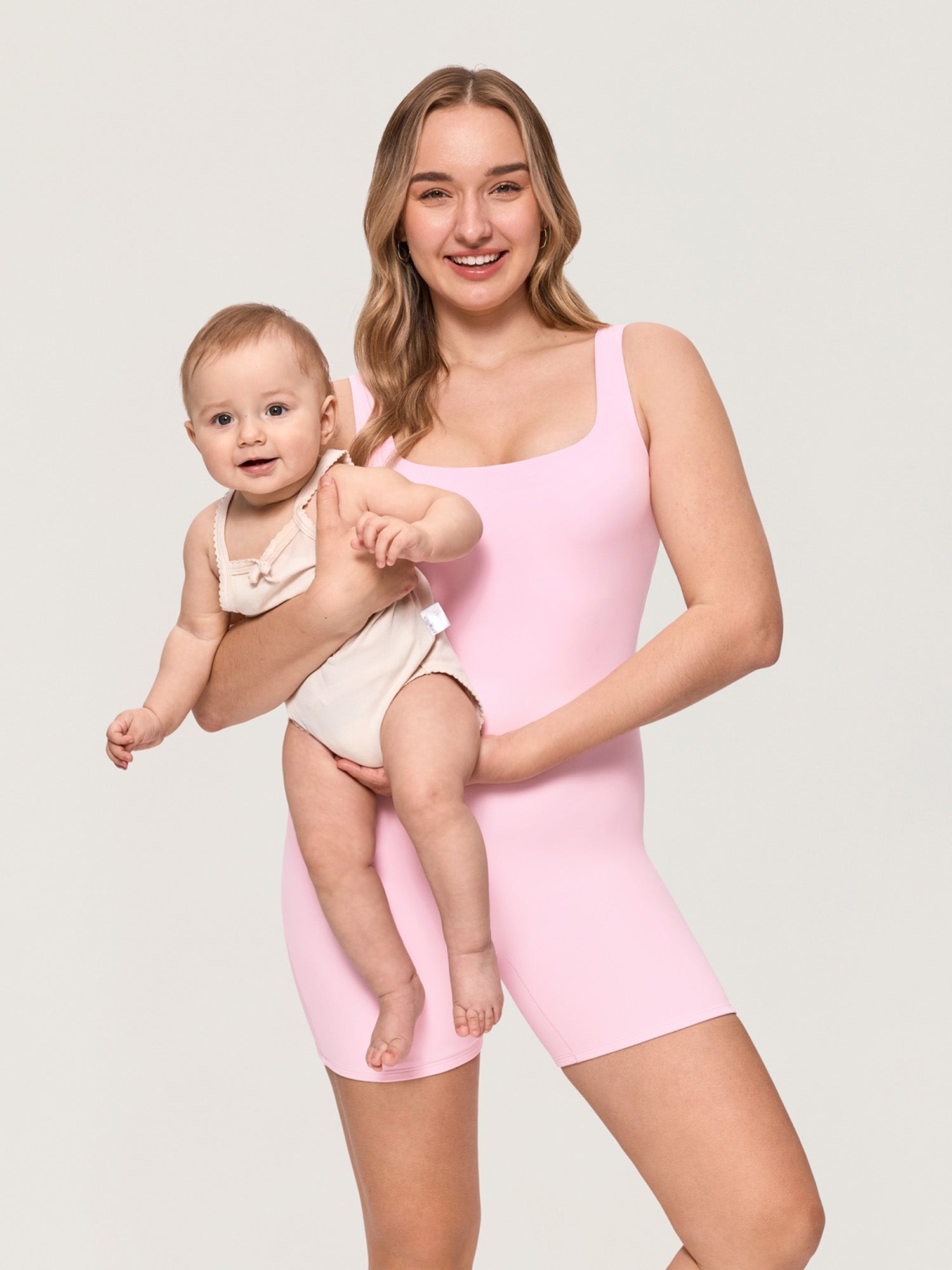 Airsofta Square Neck Maternity Romper