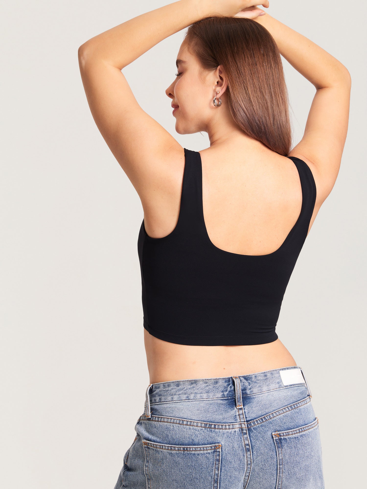 MOMANDA Women's Natrelax® Pumping Crop Tank Top Sweet Pink