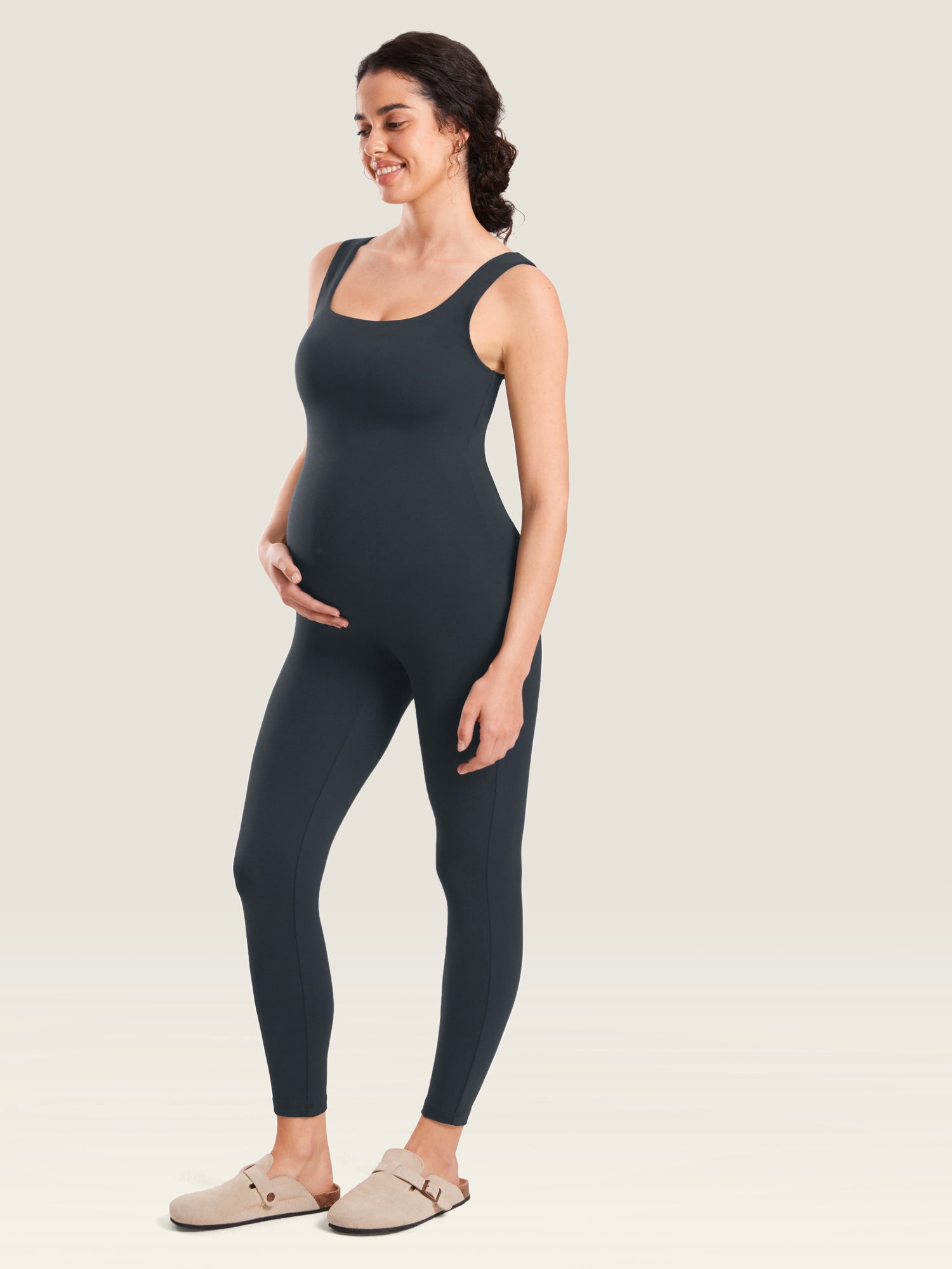 MOMANDA Women's Natrelax® Maternity Jumpsuit Legend Green
