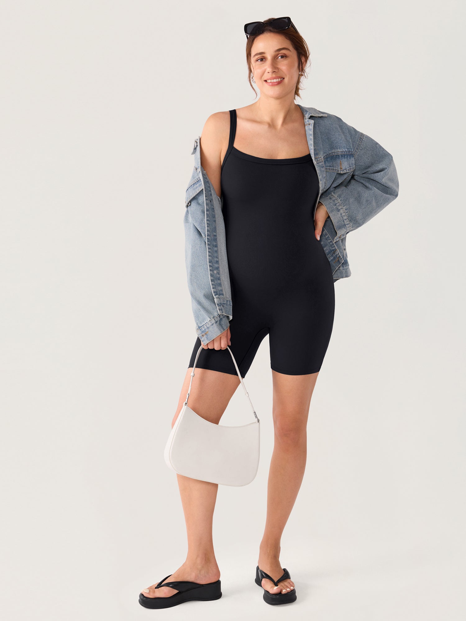 Natrelax® Maternity Cami Romper - Built-in Pads