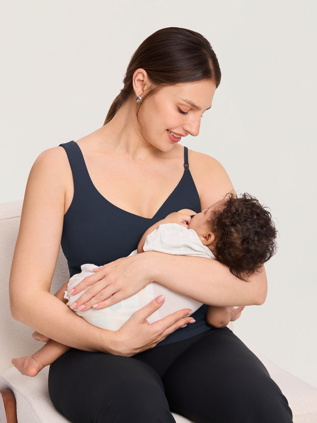 Natrelax® Inner Dropdown Layer Nursing Tank - Waist Length