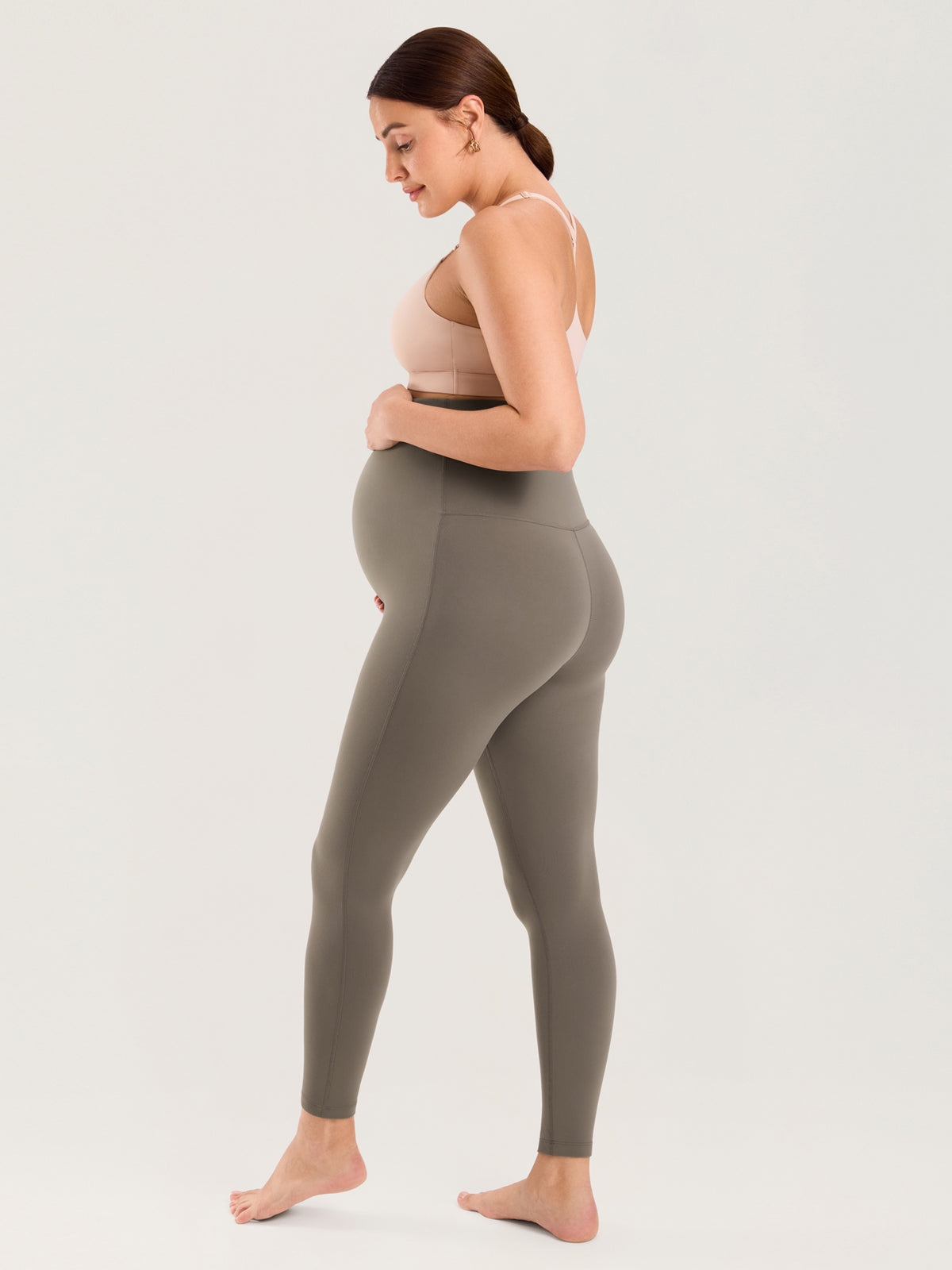 Natrelax® Seamless-Front Maternity Leggings 25"