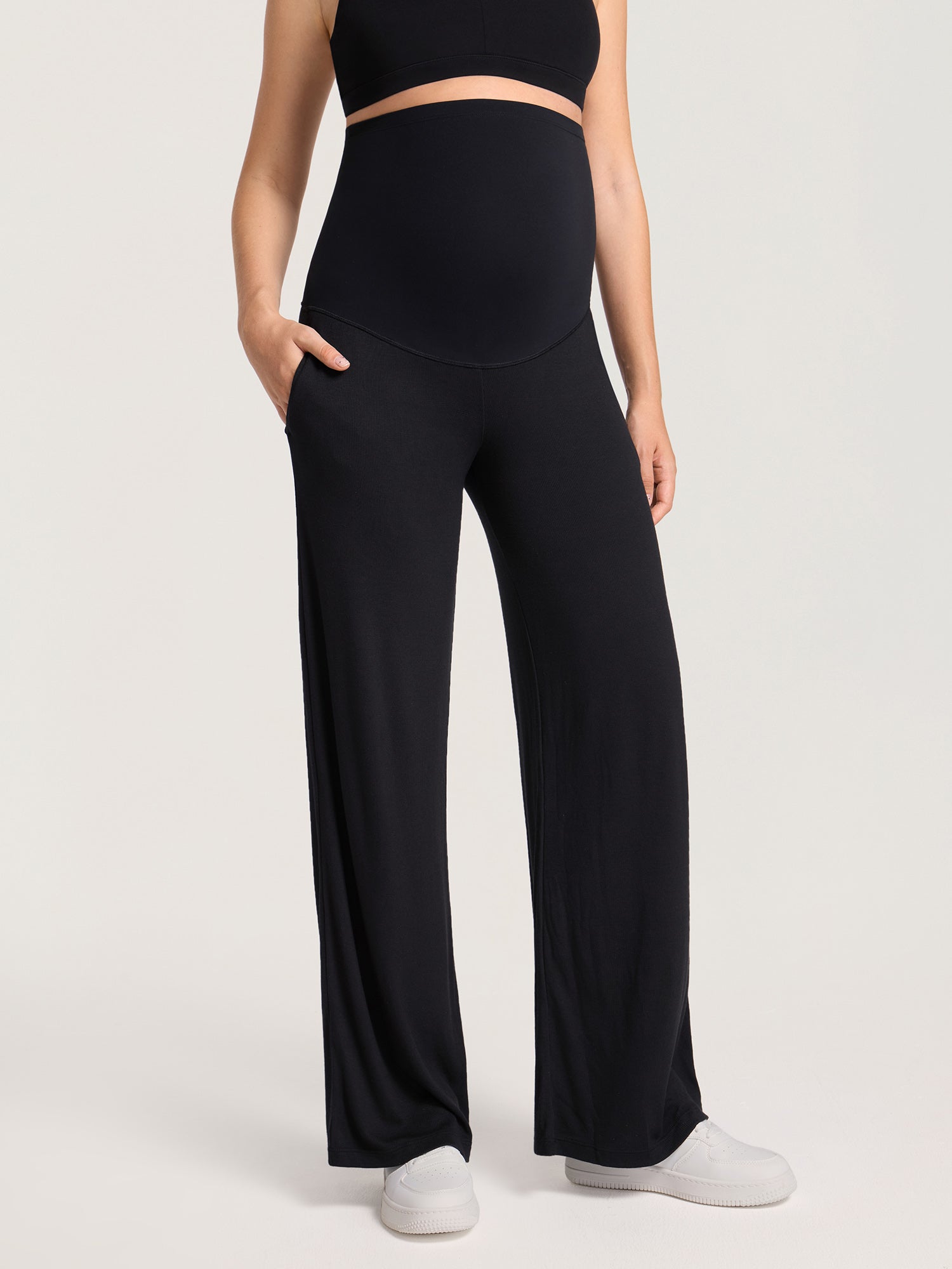 Cotton Rib Maternity Lounge Pants 30"