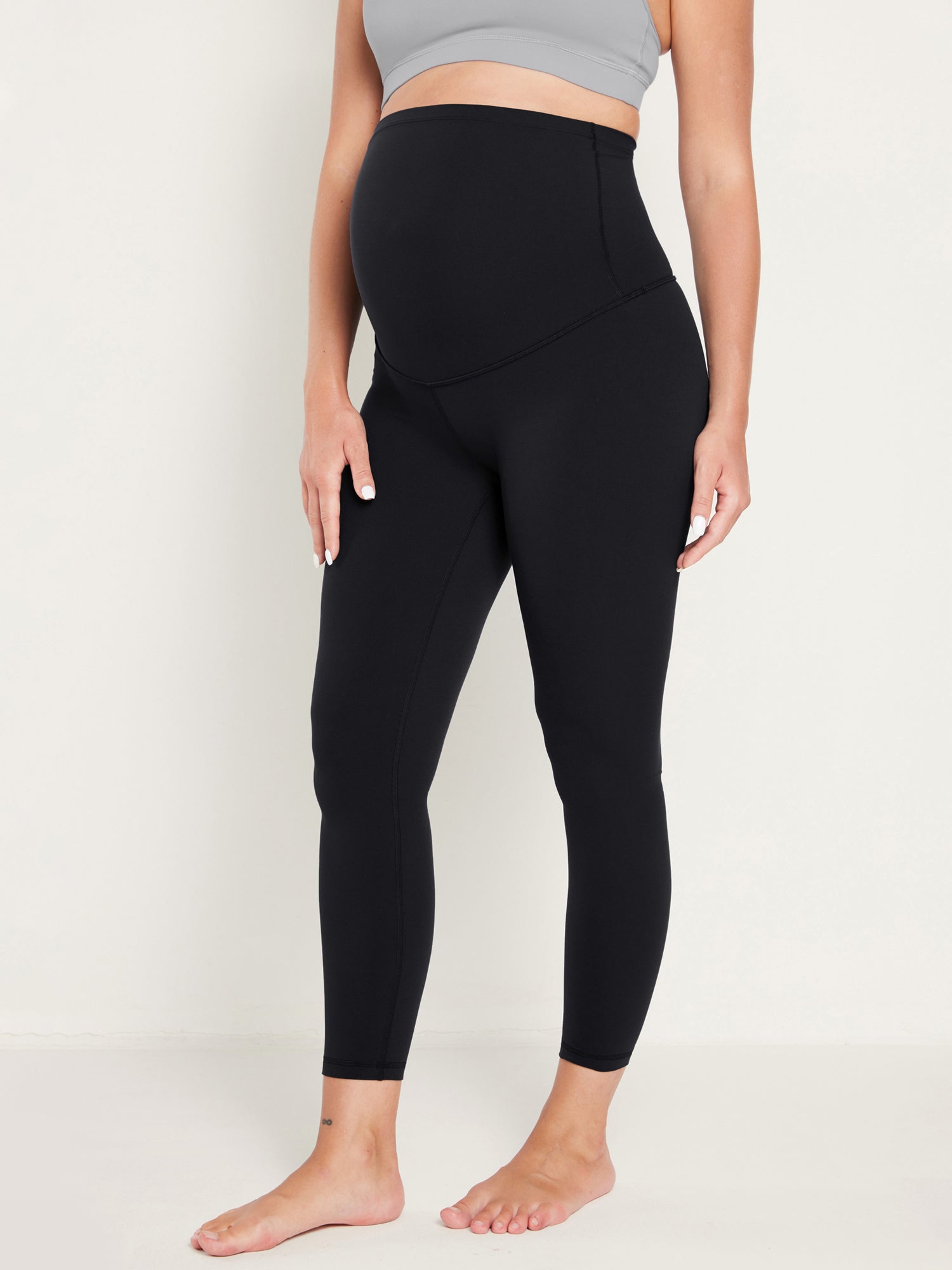 Women's Maternity Leggings Super High Rise Natrelax 25'' Black