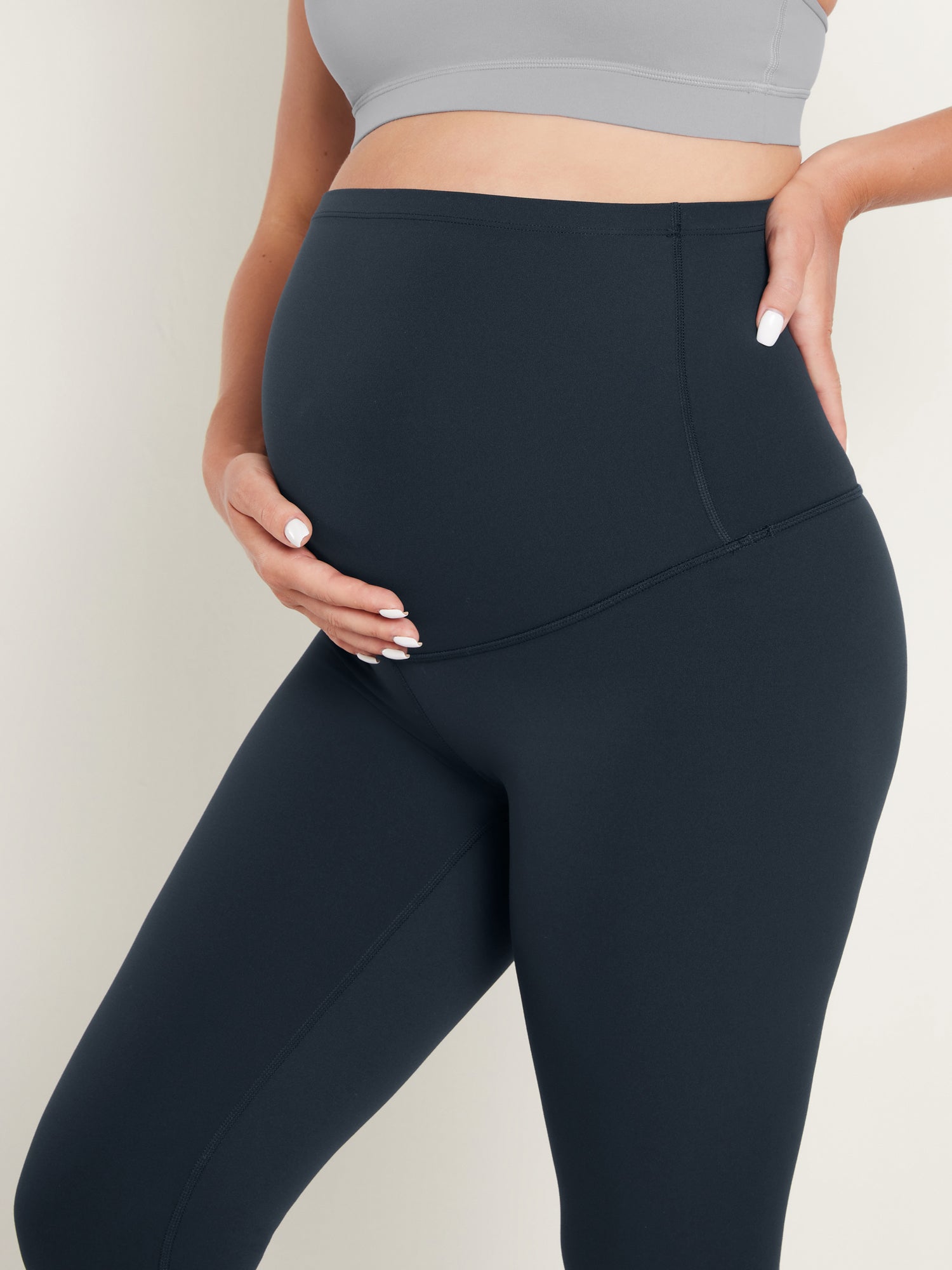 Women's Maternity Leggings Super High Rise Natrelax 25'' Olive Green