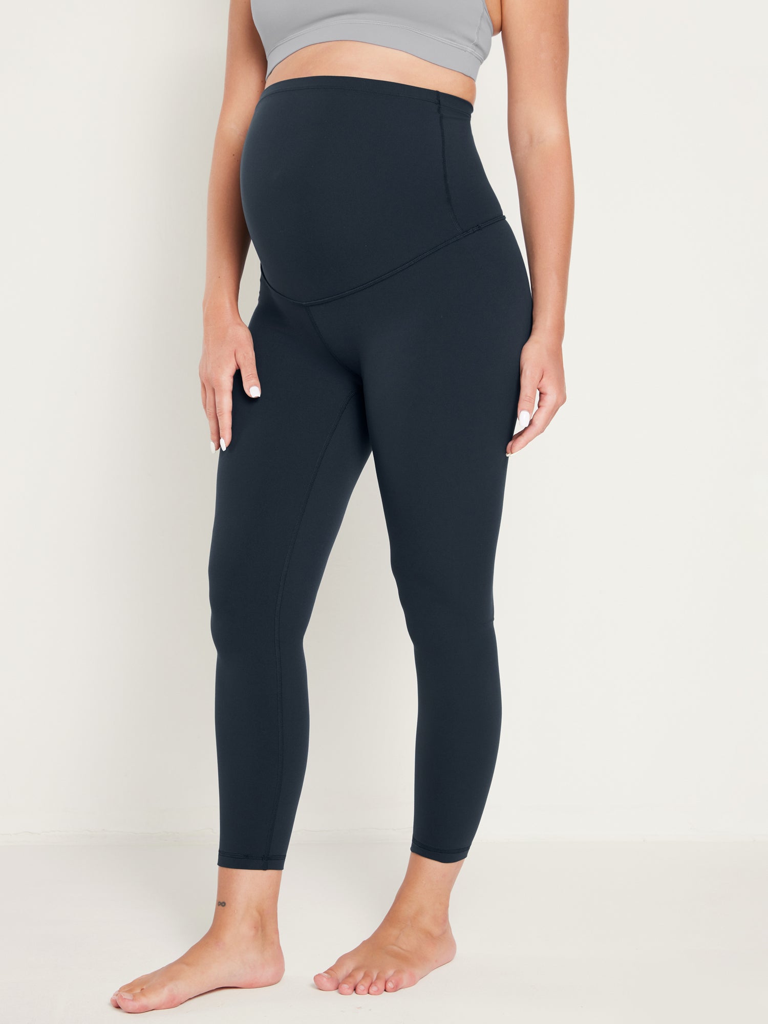 Women's Maternity Leggings Super High Rise Natrelax 25'' Olive Green