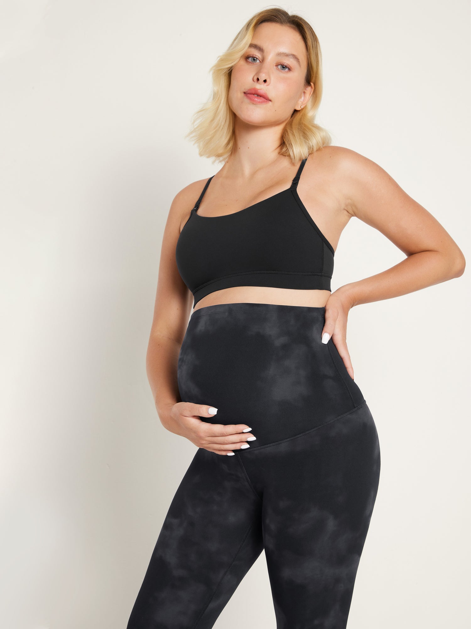 Women's Maternity Leggings Super High Rise Natrelax 25'' Olive Green