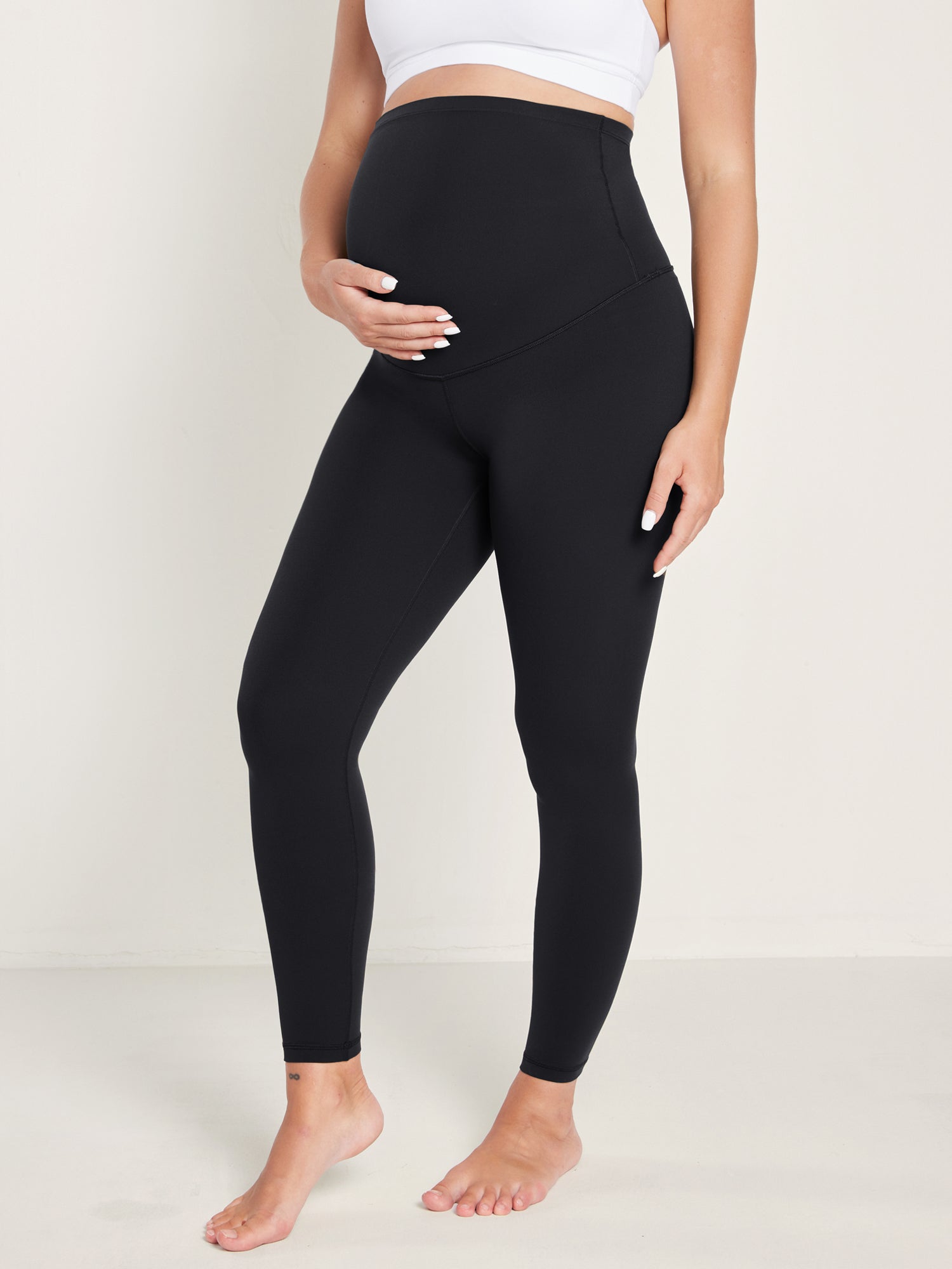 Women's Maternity Leggings Super High Rise Natrelax 28'' Red Merlot