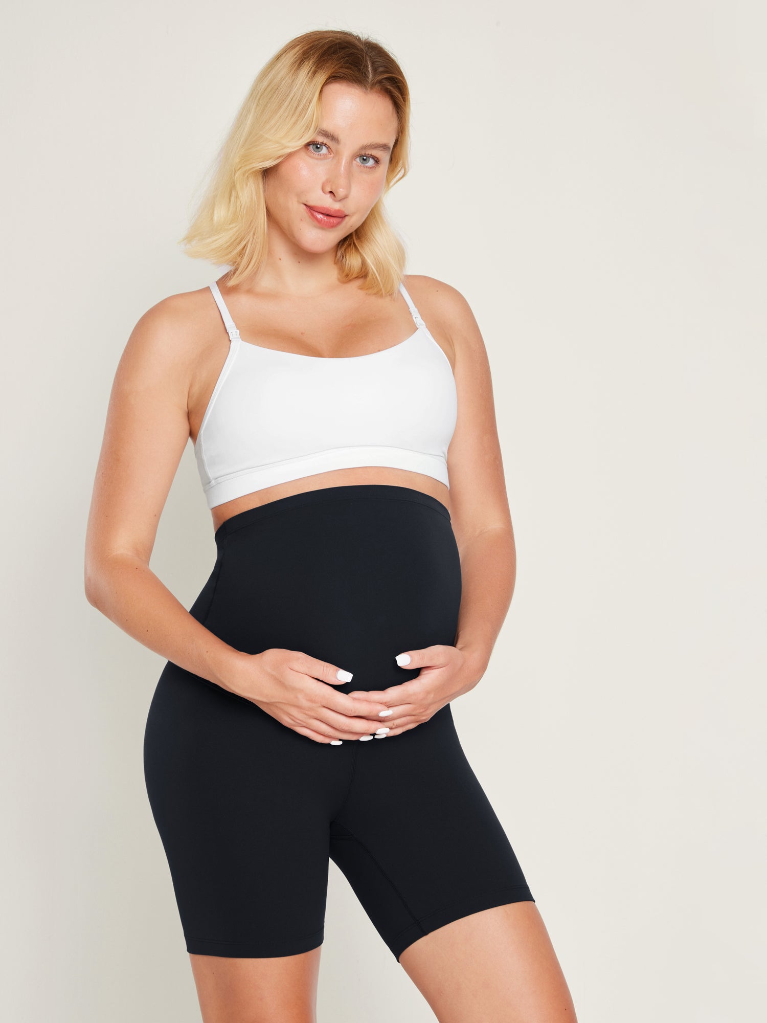 Women's Maternity Leggings Super High Rise Natrelax 6'' Black