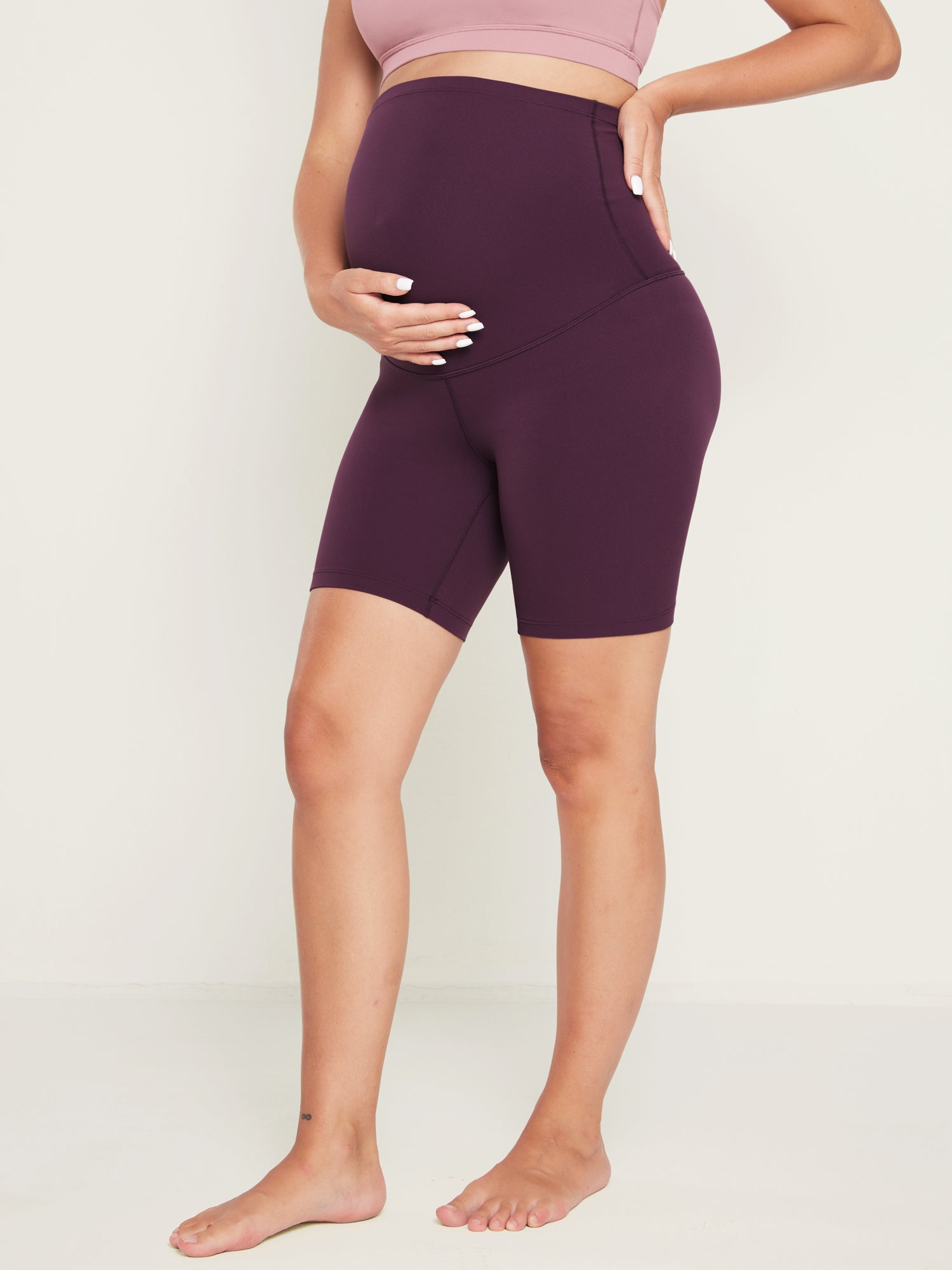 Women's Maternity Leggings Super High Rise Natrelax 6'' Deep Purple