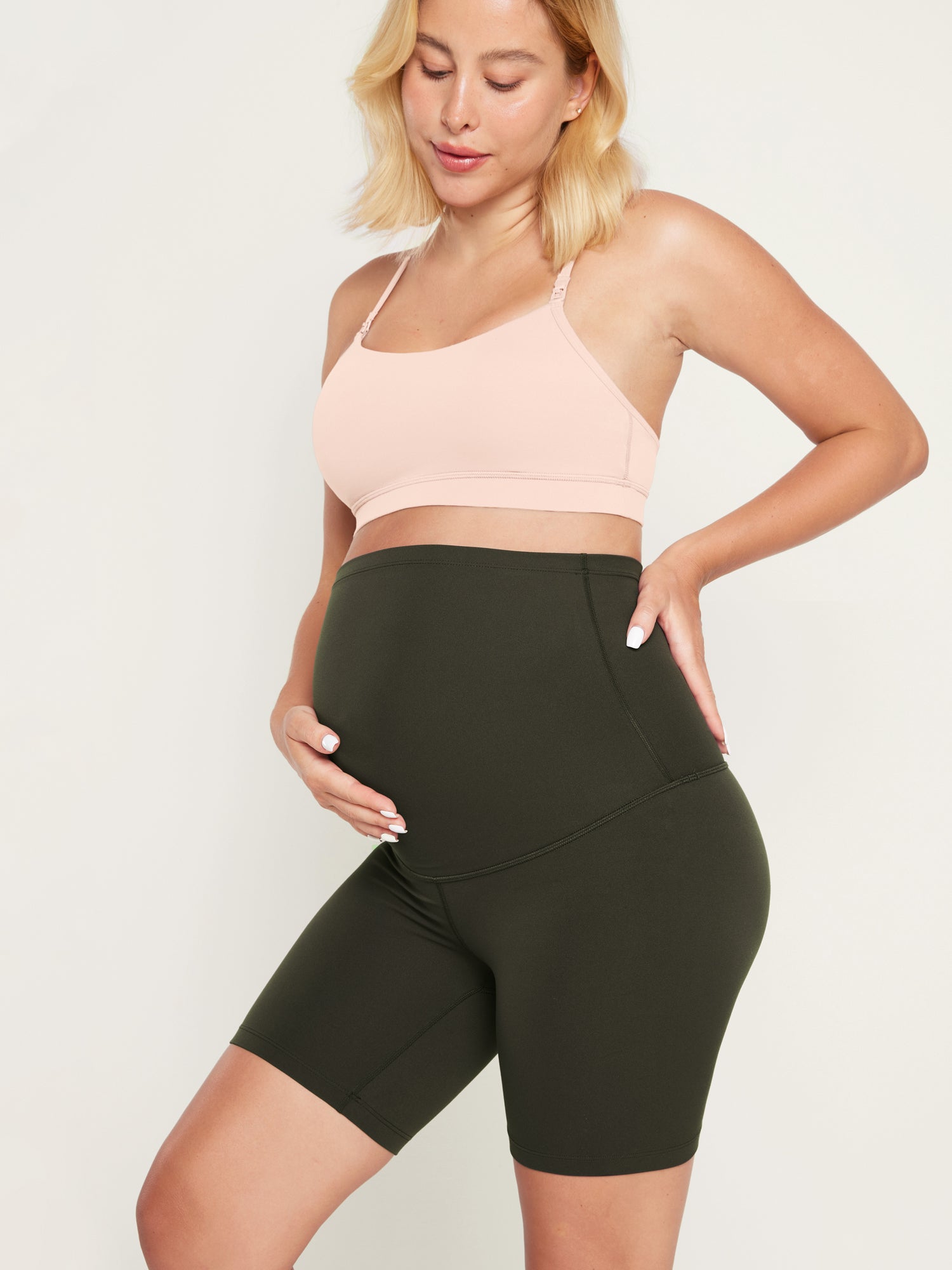 Women's Maternity Leggings Super High Rise Natrelax 6'' Black