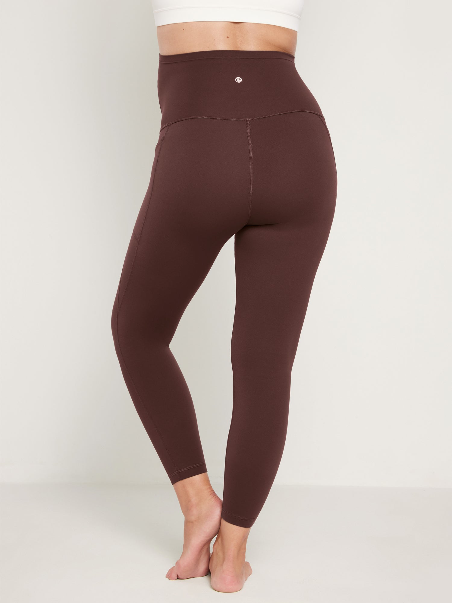 Women's Maternity Leggings With Pockets Natrelax 25'' Mysterious Grey