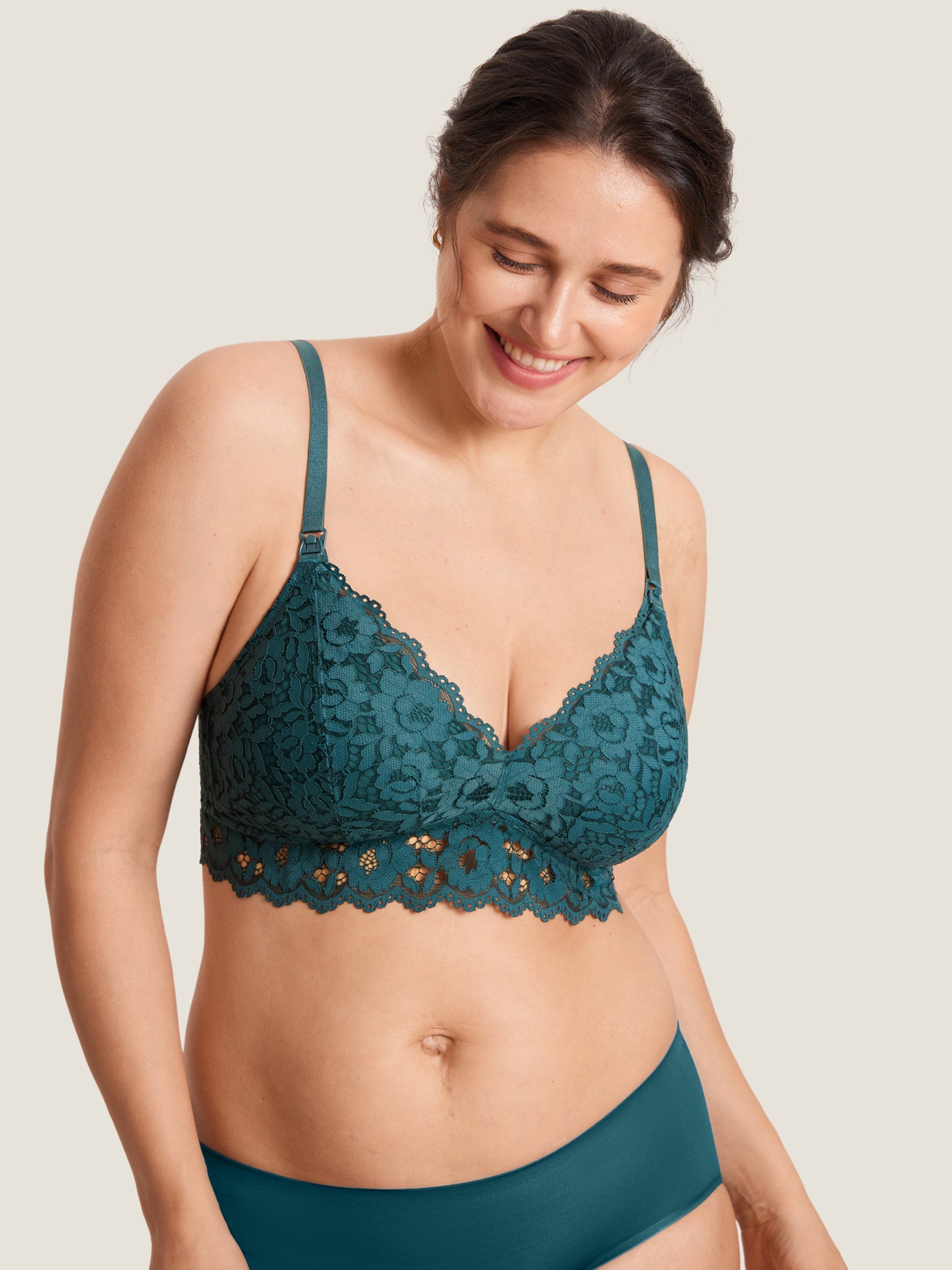 More Support Lace Nursing Bralette