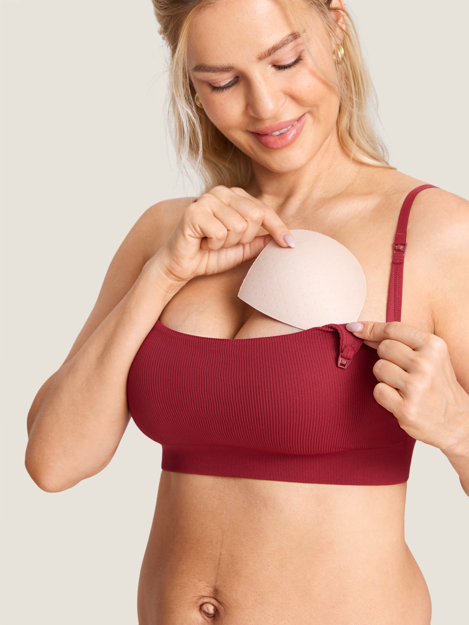 Ribbed Scoop Nursing Bralette