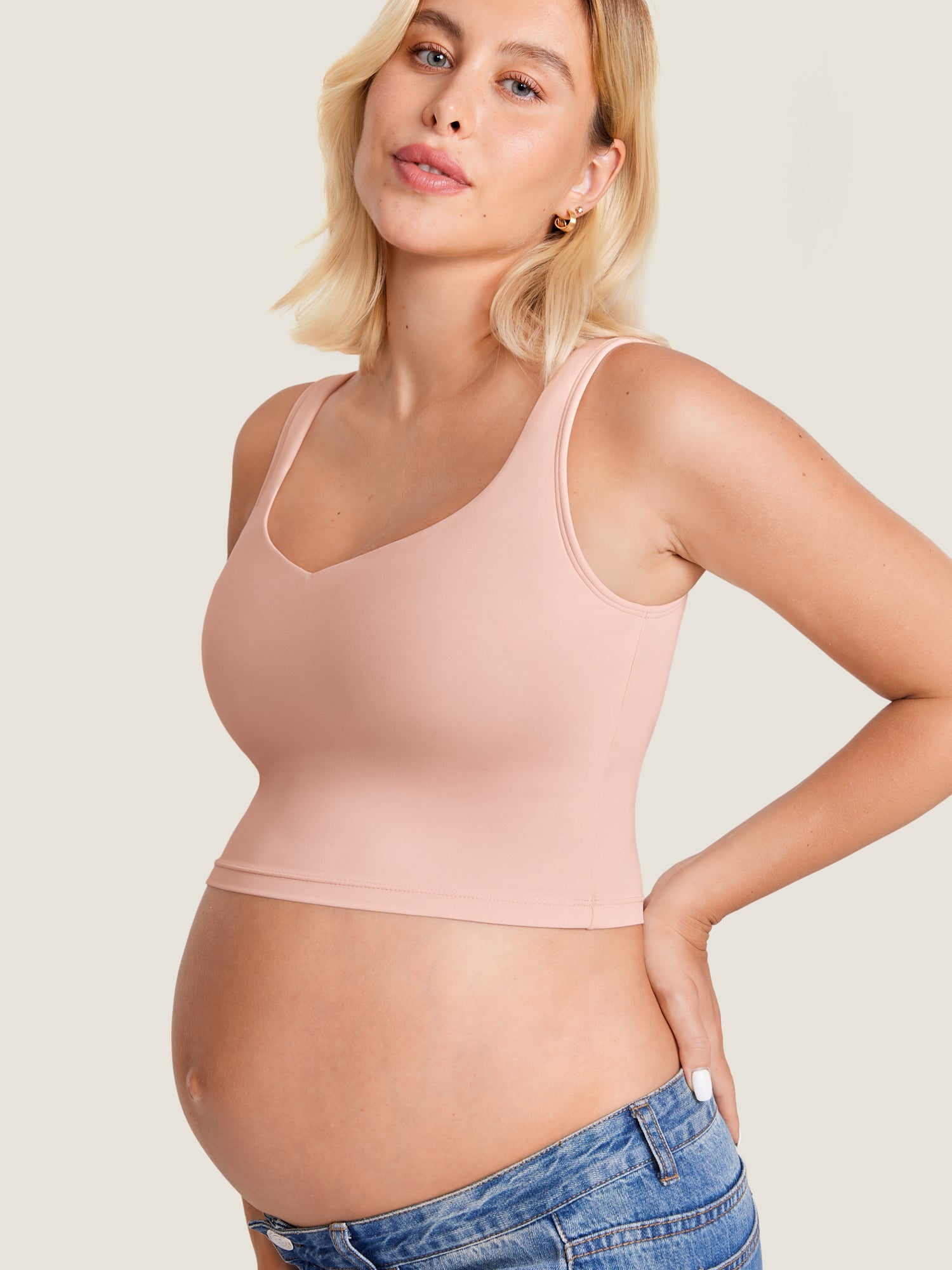 Natrelax™ Nursing Crop Tank Top