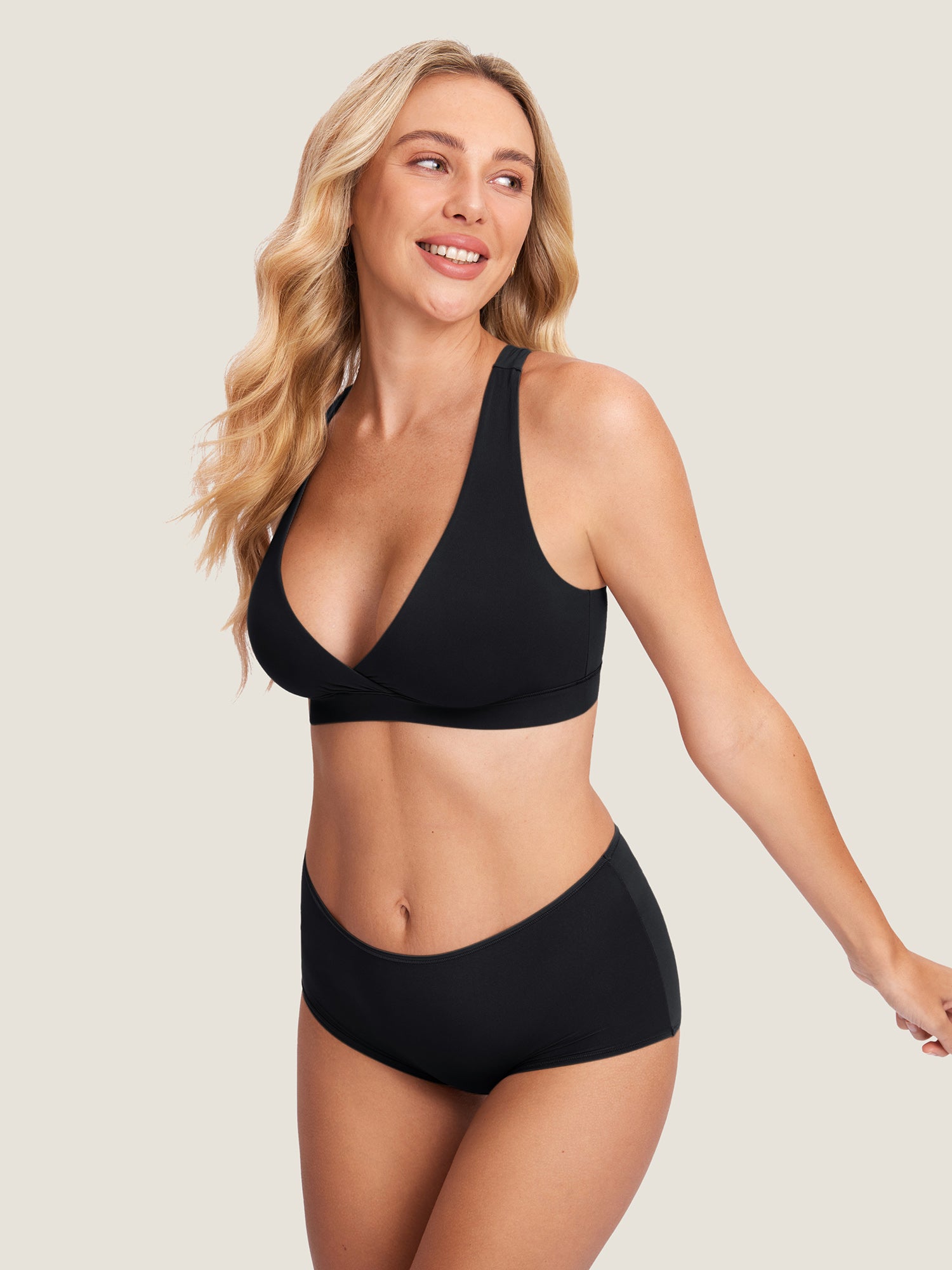 Inbarely® Crossover Racerback Nursing Bra