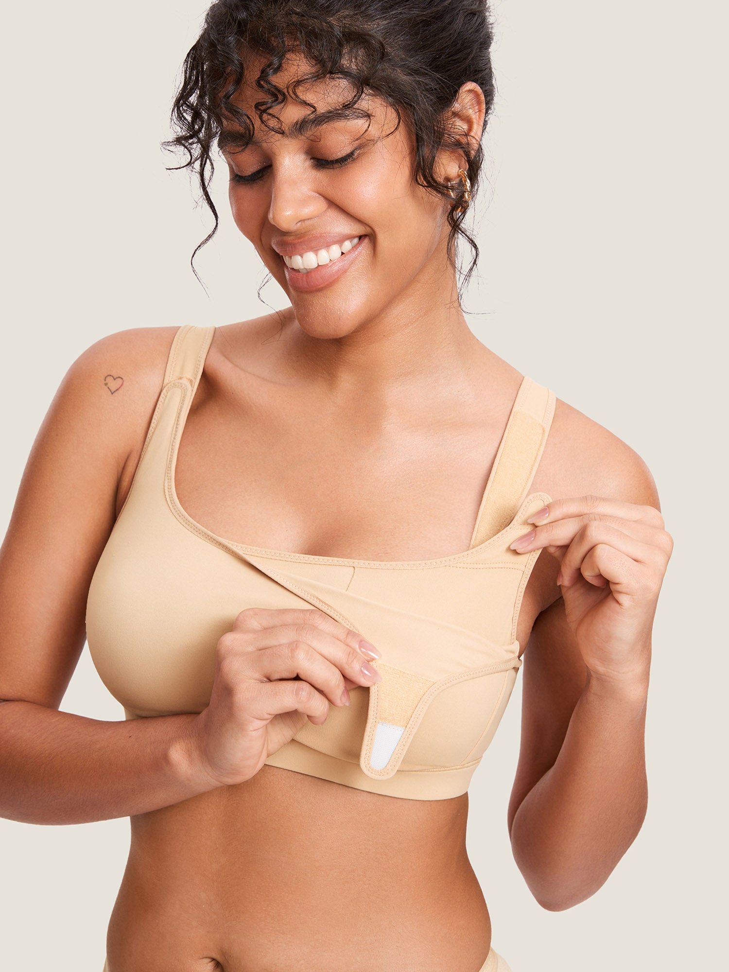 Natrelax® Velcro All-in-One Nursing & Pumping Bra