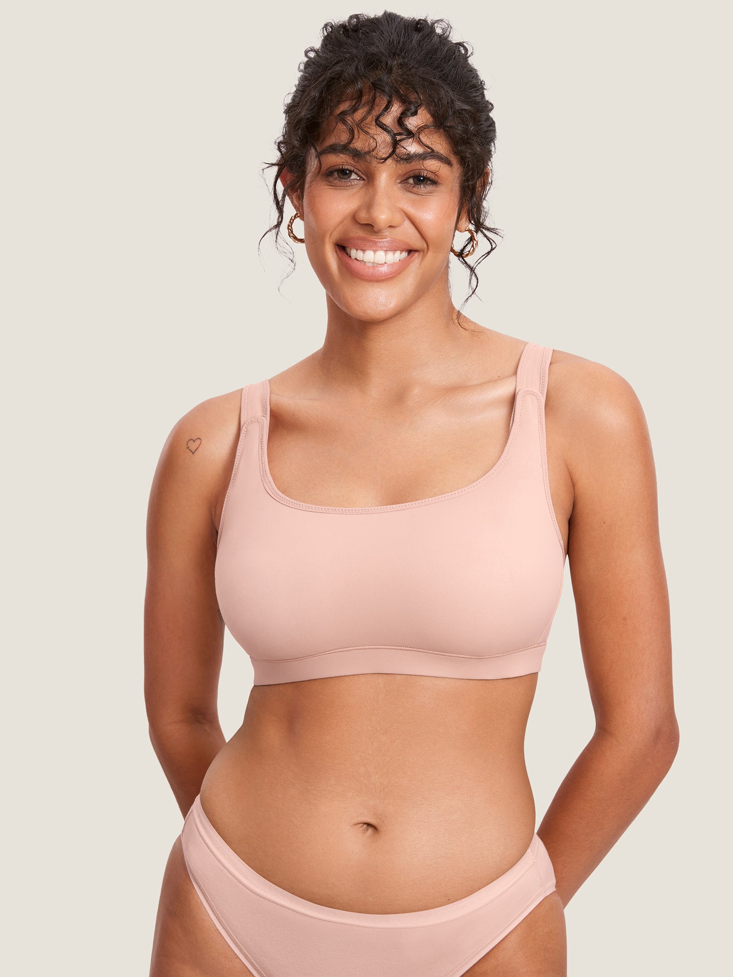 Natrelax® Velcro All-in-One Nursing & Pumping Bra Blush Pink