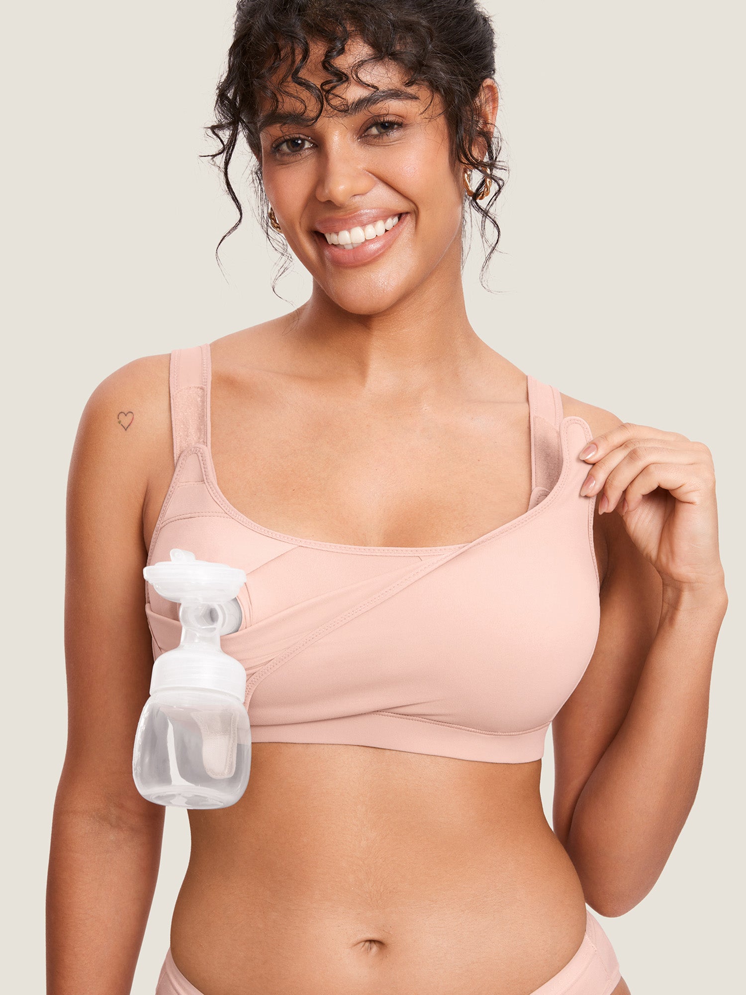 Natrelax® Velcro All-in-One Nursing & Pumping Bra