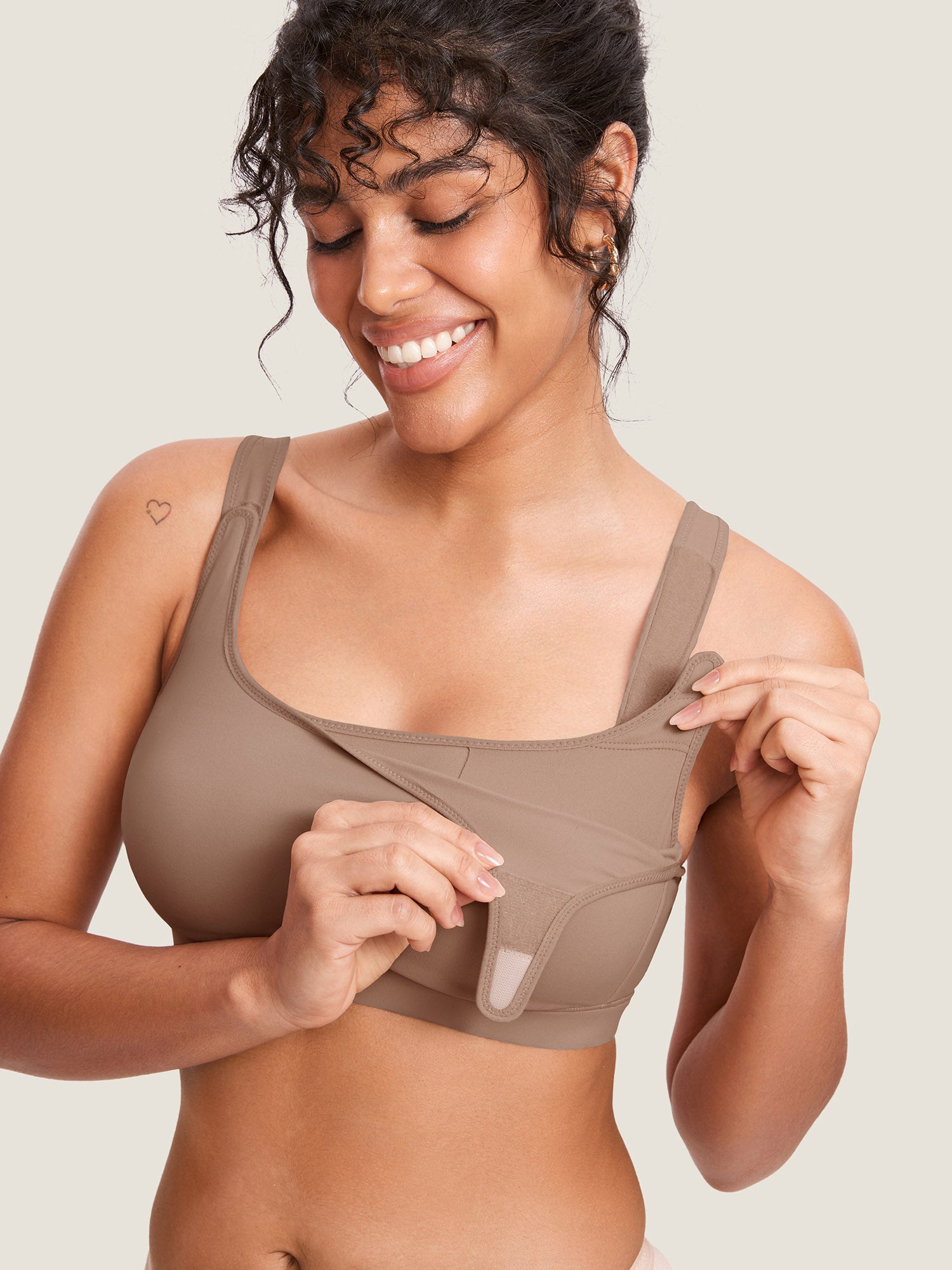 Natrelax® Velcro All-in-One Nursing & Pumping Bra