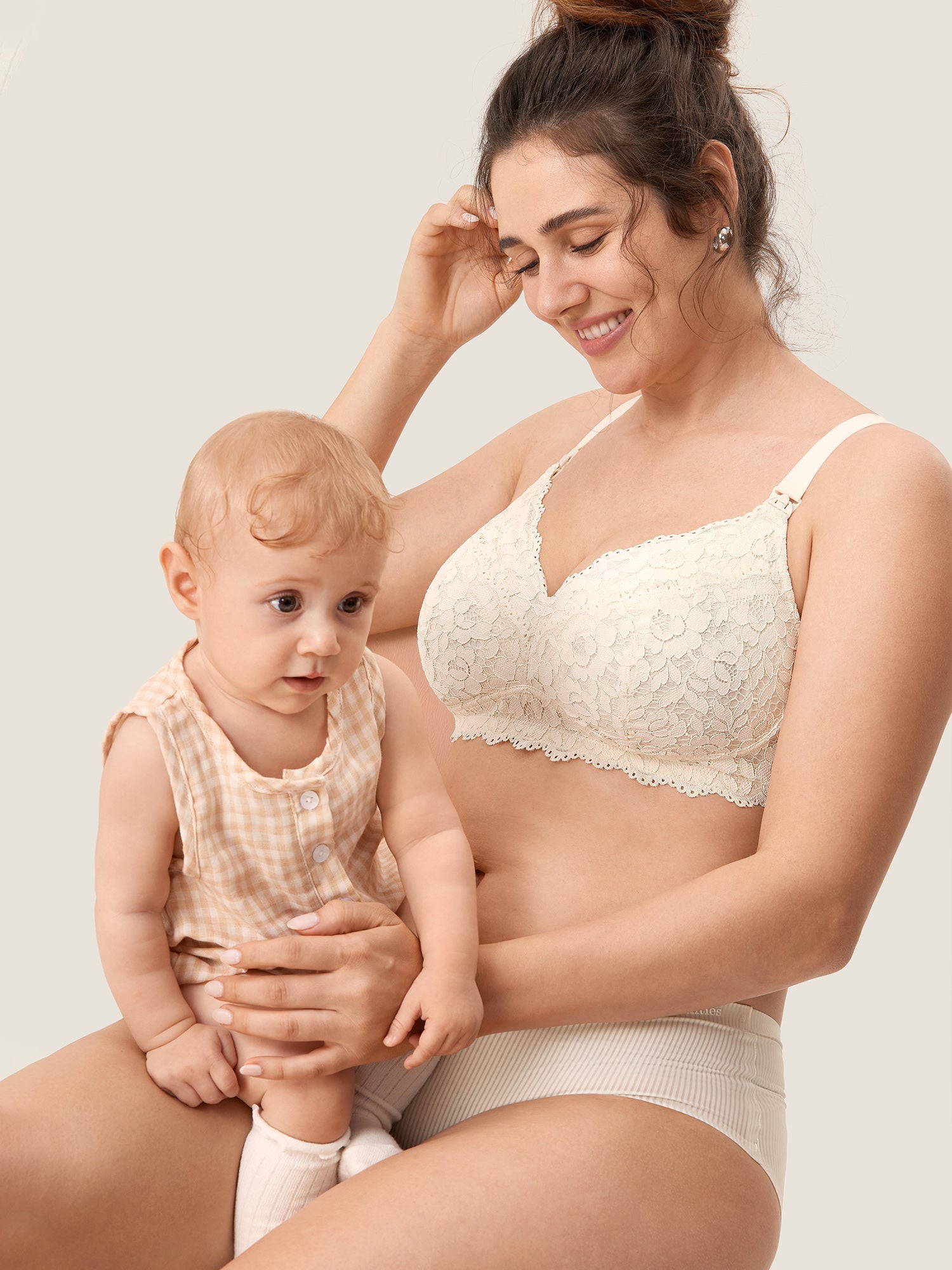 Cotton Lining Hands Free Pumping Bra