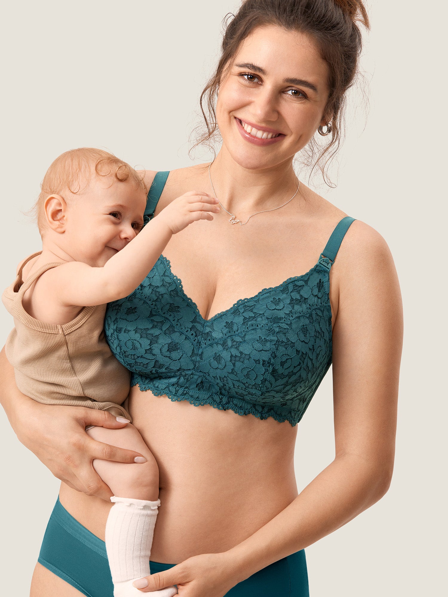 Cotton Lining Hands Free Pumping Bra