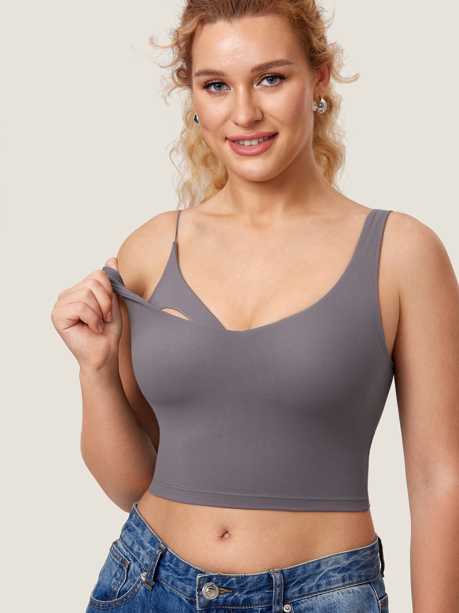 Natrelax™ Nursing Crop Tank Top