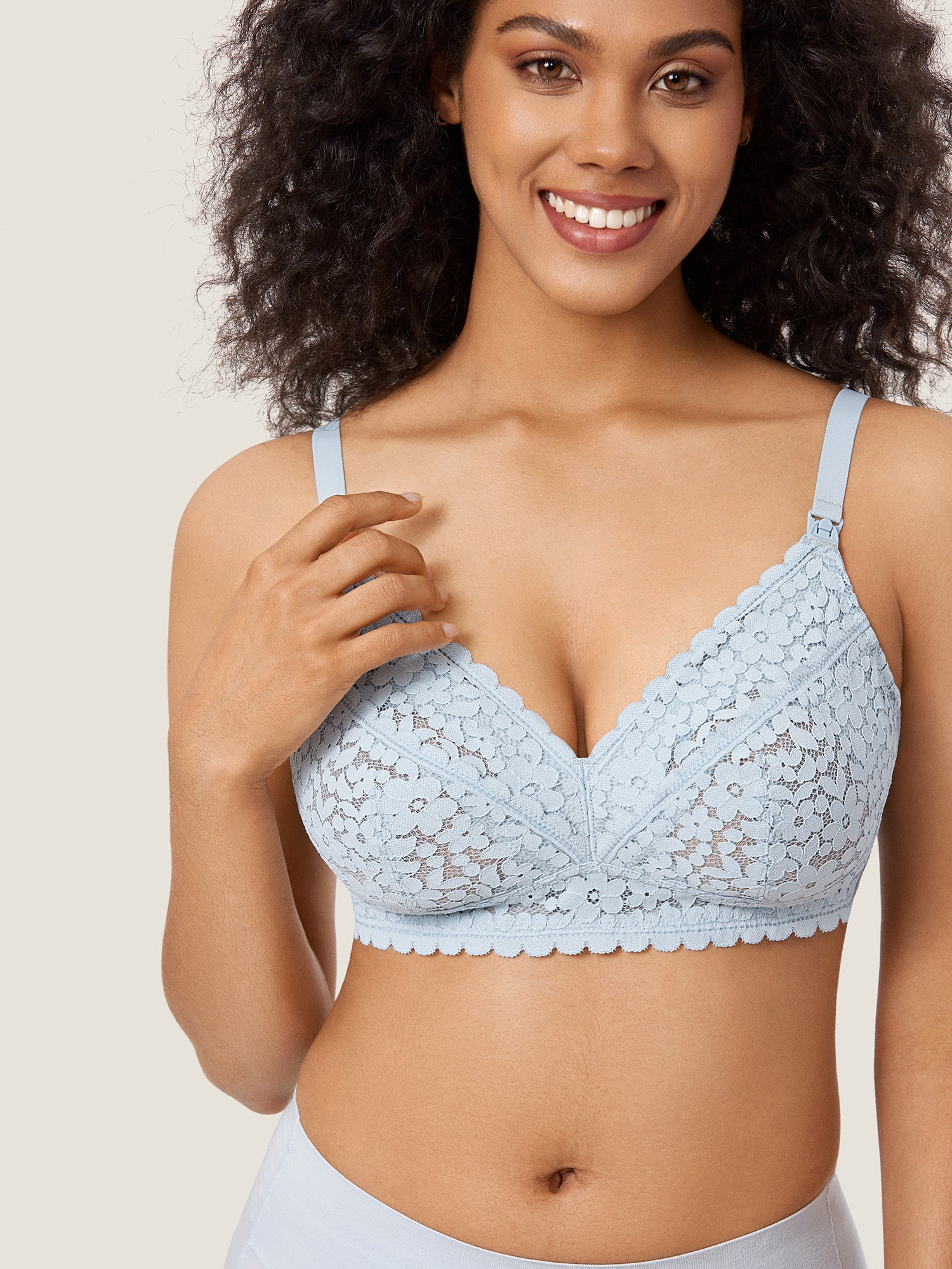 Lace Hands Free Pumping Bra