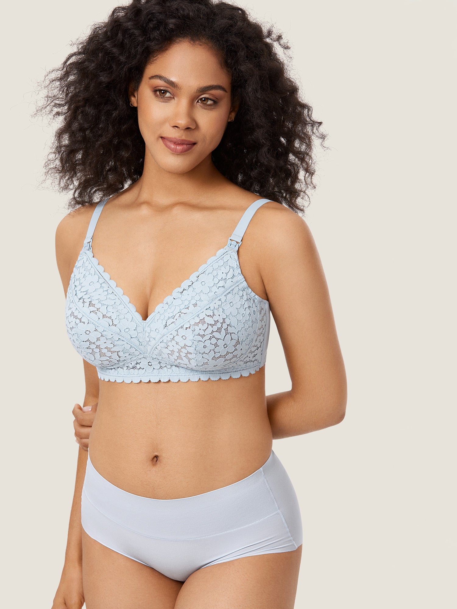 Lace Hands Free Pumping Bra