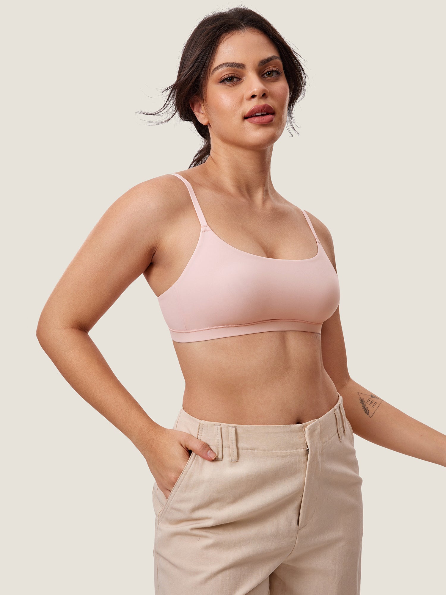 Inbarely® Scoop Everyday Bralette Gentle Rose