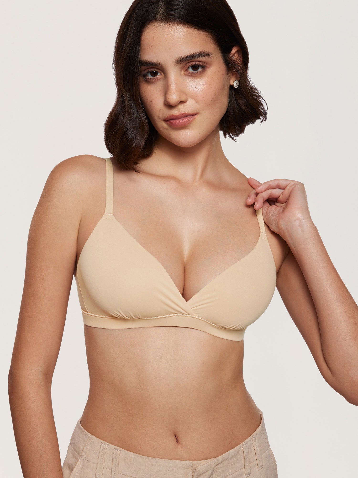 Women's Inbarely® Crossover Everyday Bralette Black