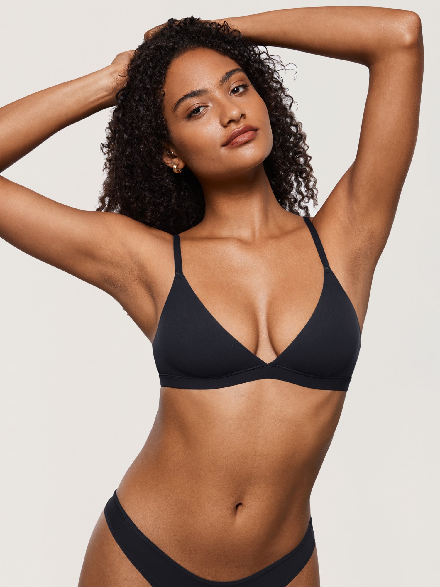 Women's Inbarely® Soft Triangle Bralette Warm Beige