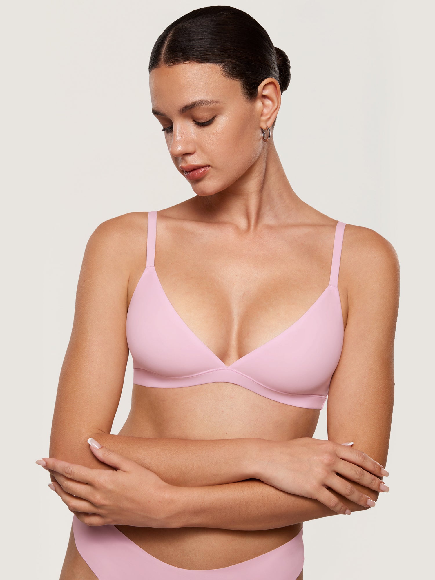 Women's Inbarely® Soft Triangle Bralette Hazelnut