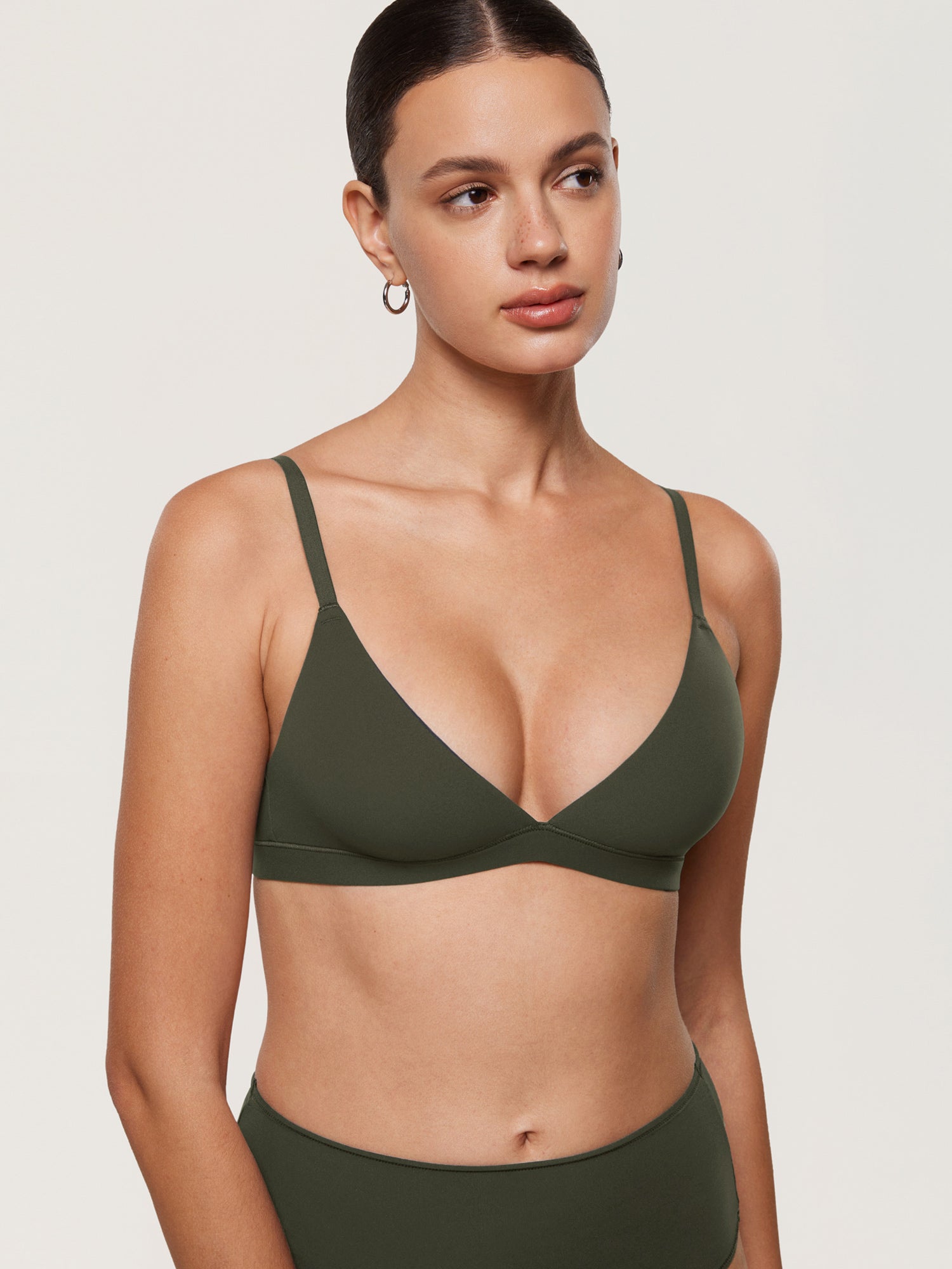 Women's Inbarely® Soft Triangle Bralette Black