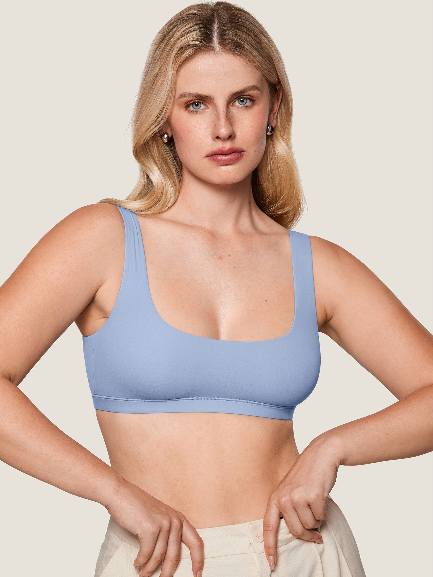 Inbarely® Soft Seamless Everyday Bralette Moonlight Blue