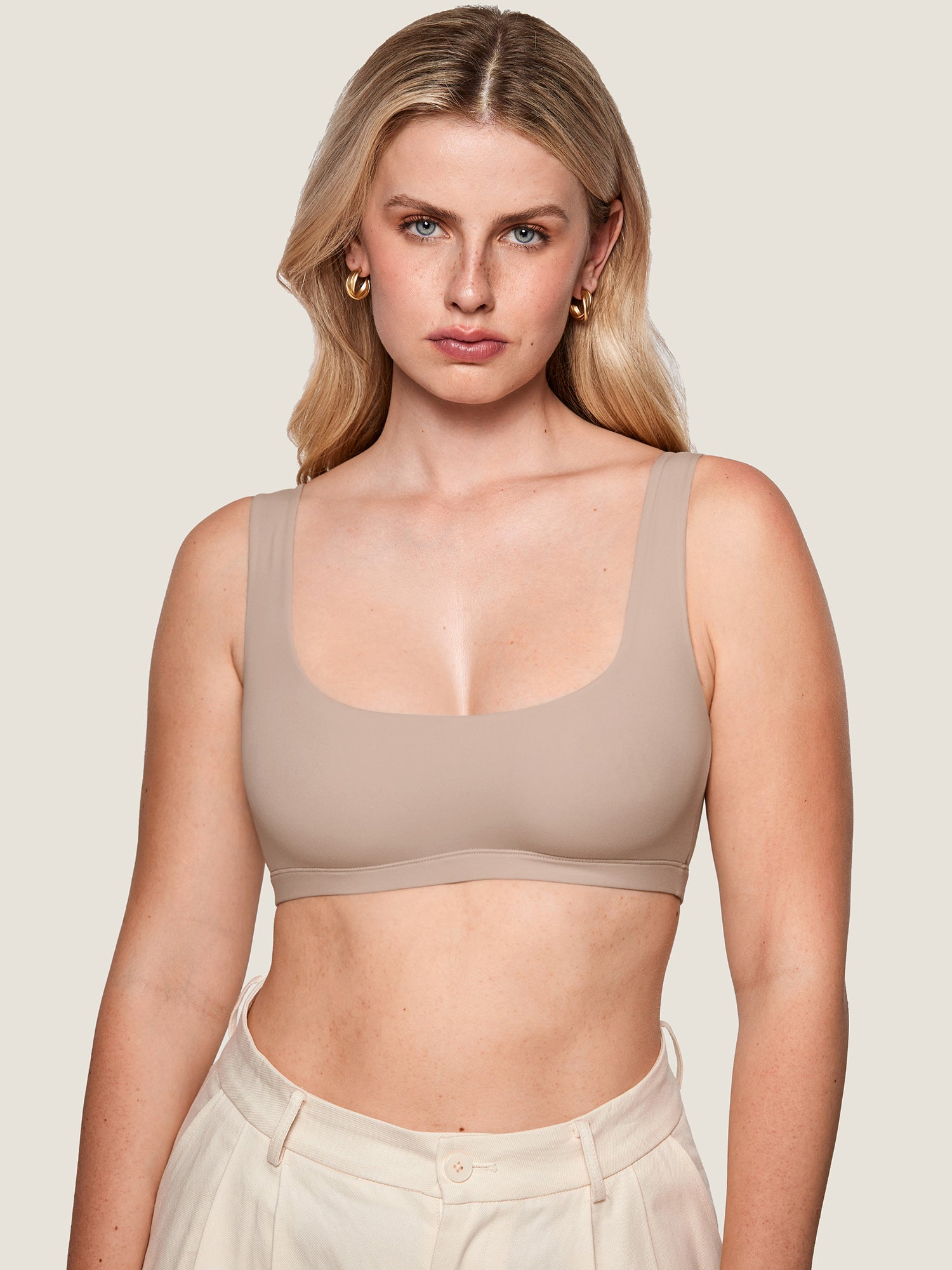 Inbarely® Soft Seamless Everyday Bralette Rose Gray