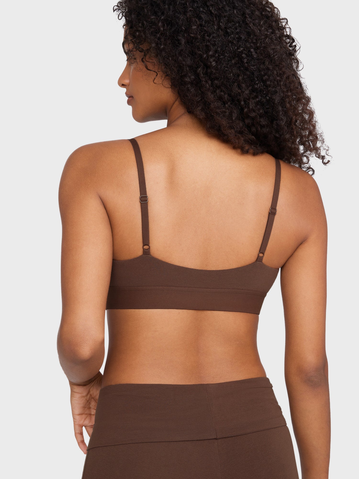 Basic Cotton Scoop Bralette