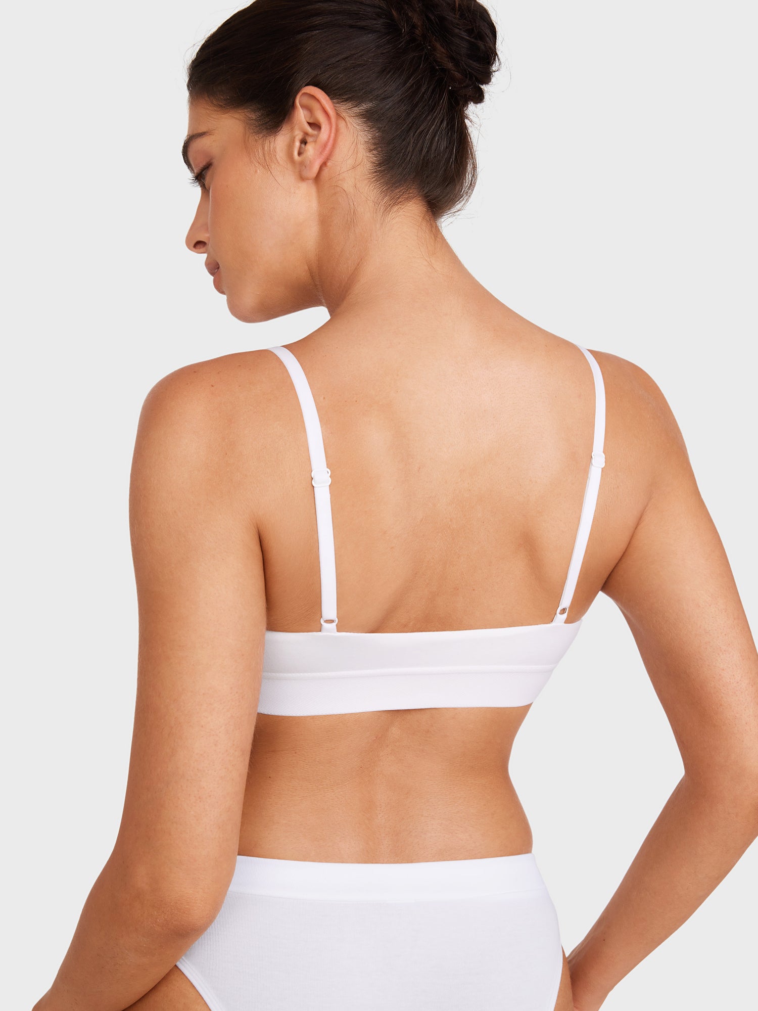 Basic Cotton Scoop Bralette